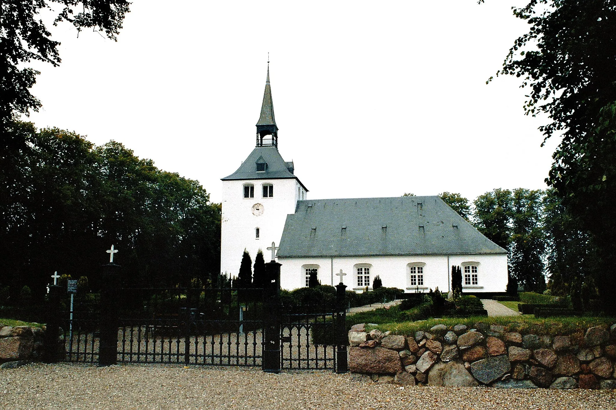 Photo showing: Lysabild (Als island), the village church