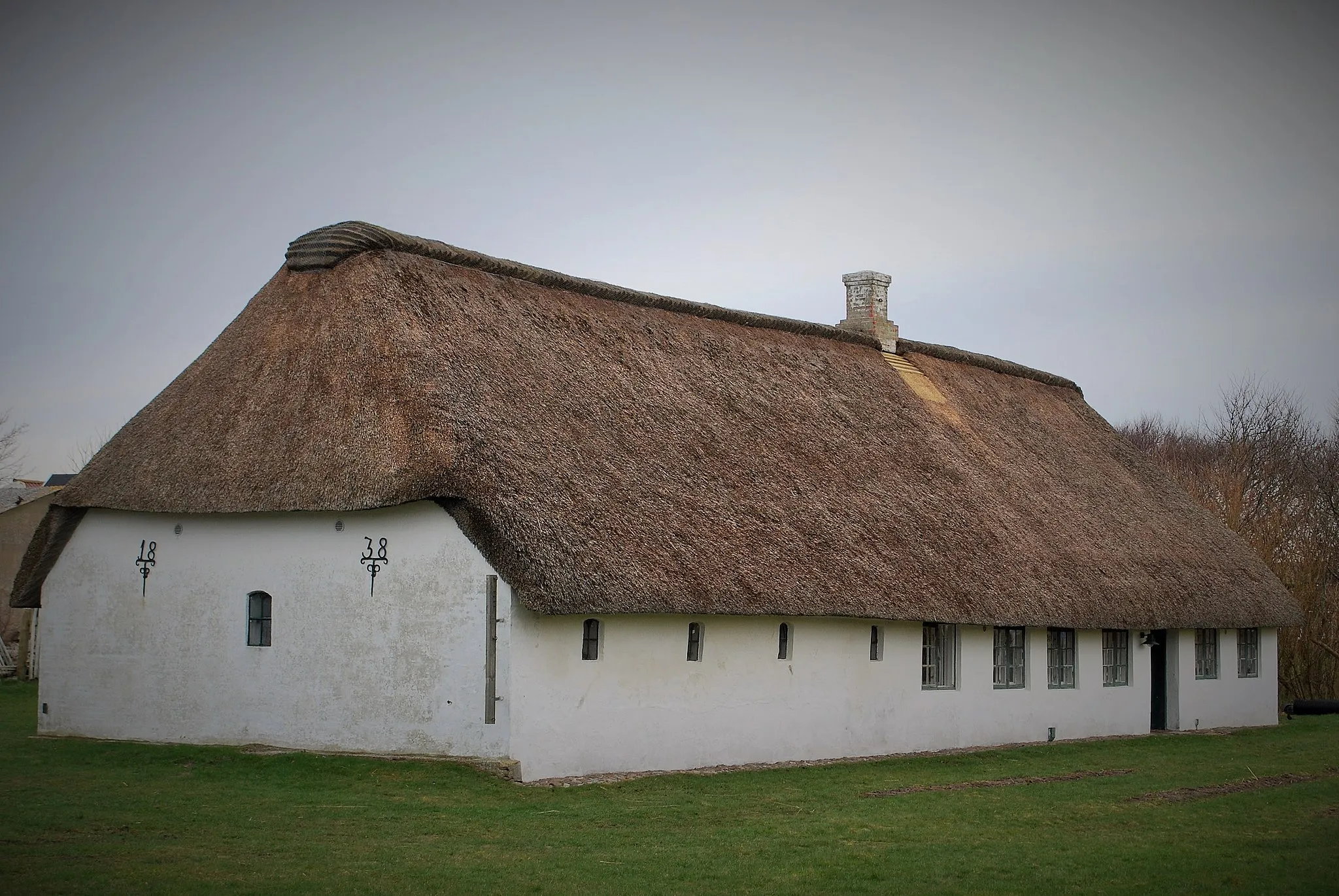 Photo showing: Old farmhouse, Mandø, Denmark