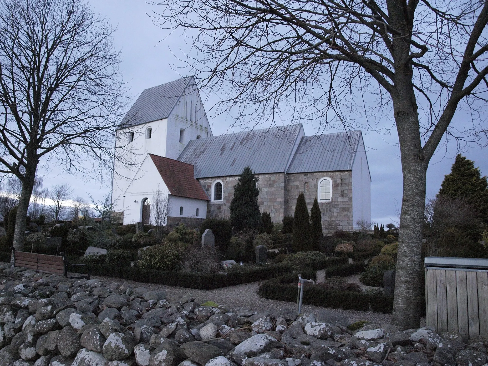 Photo showing: Lejrskov Kirke i januar 2017
