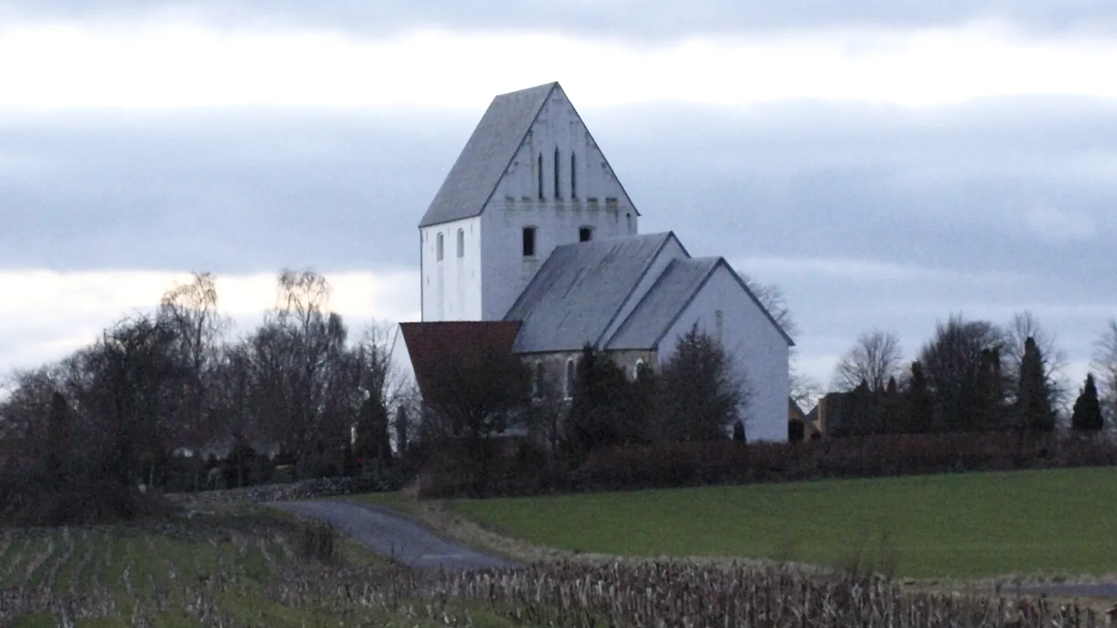 Photo showing: Lejrskov Kirke i januar 2017