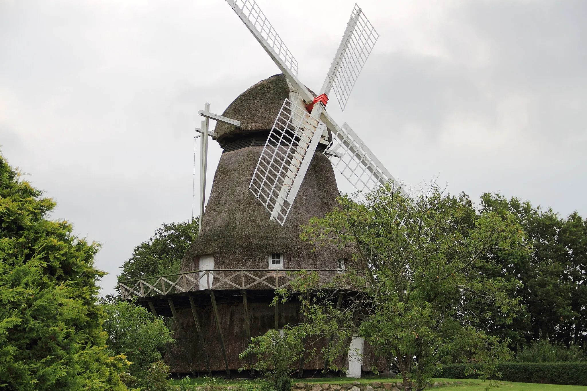Photo showing: Windmill on the Danish island Ærø in Søby.