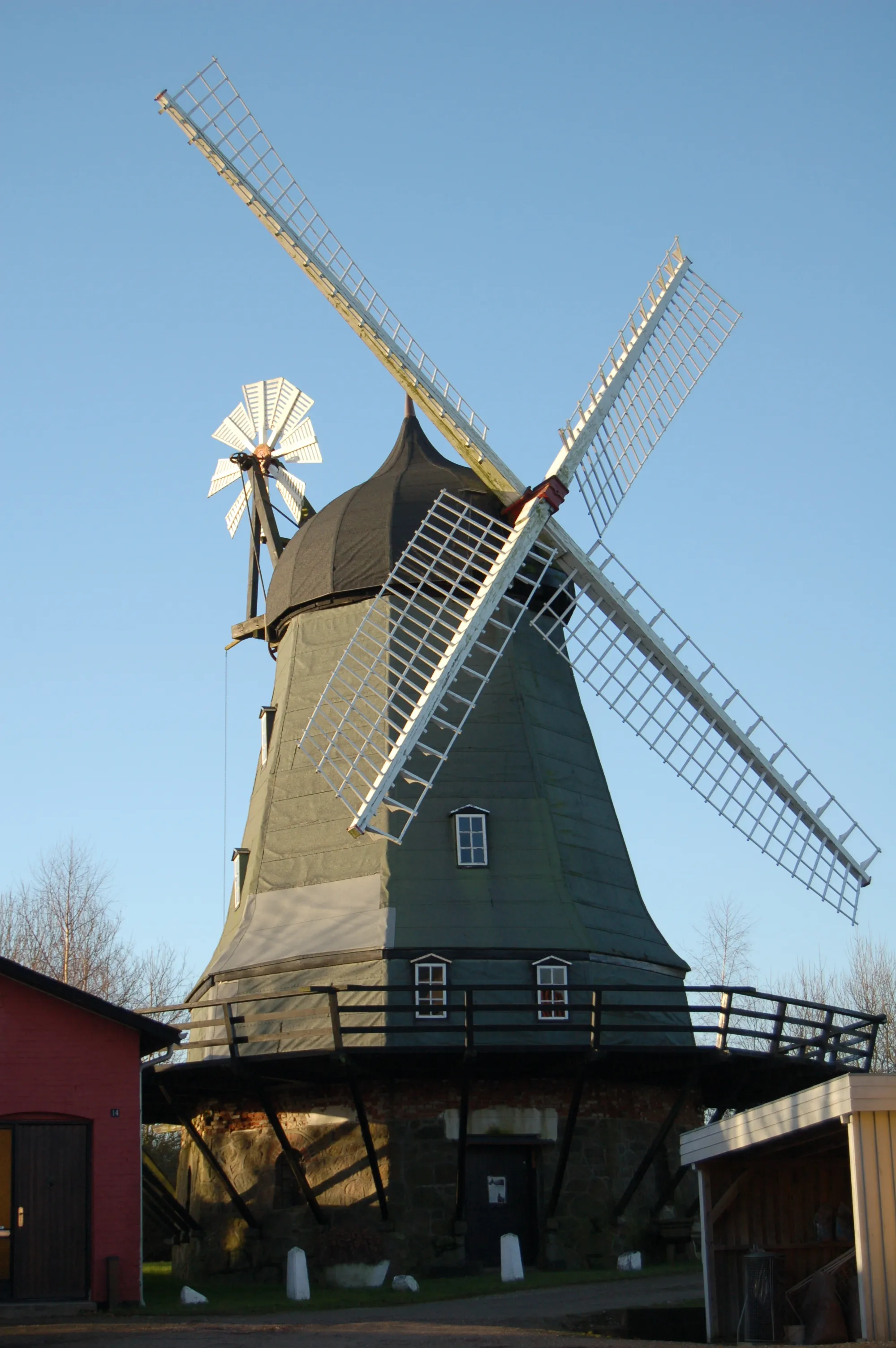 Photo showing: Old Mill in Aarup, Funen, Denmark