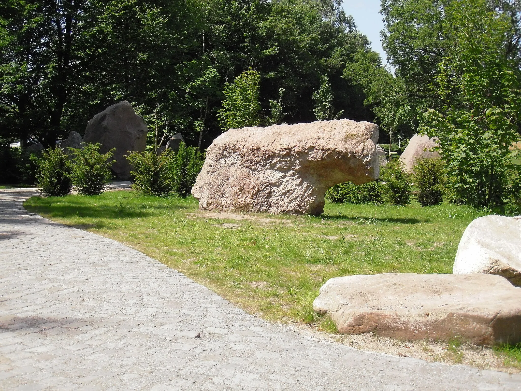 Photo showing: Troldeparken i Vejen "De syngende sten"