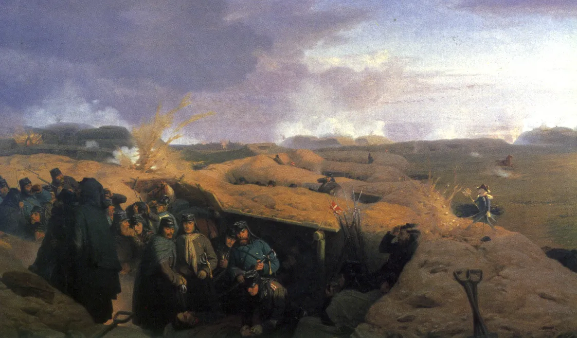 Photo showing: The Battle of Dybbøl, 1864.