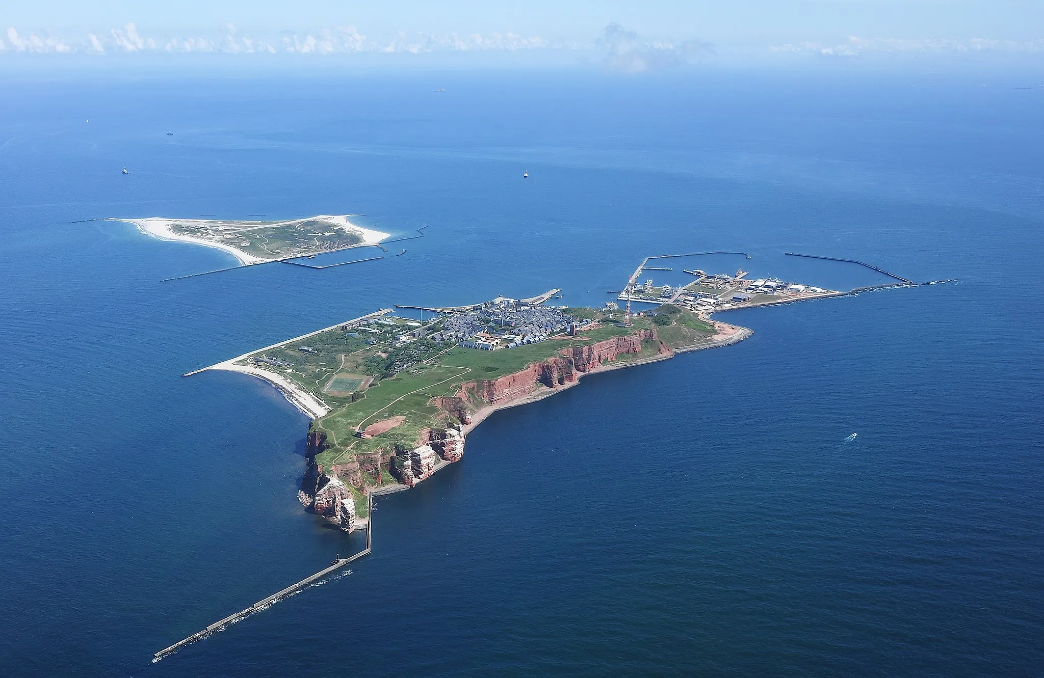 Photo showing: Aerial image of Heligoland