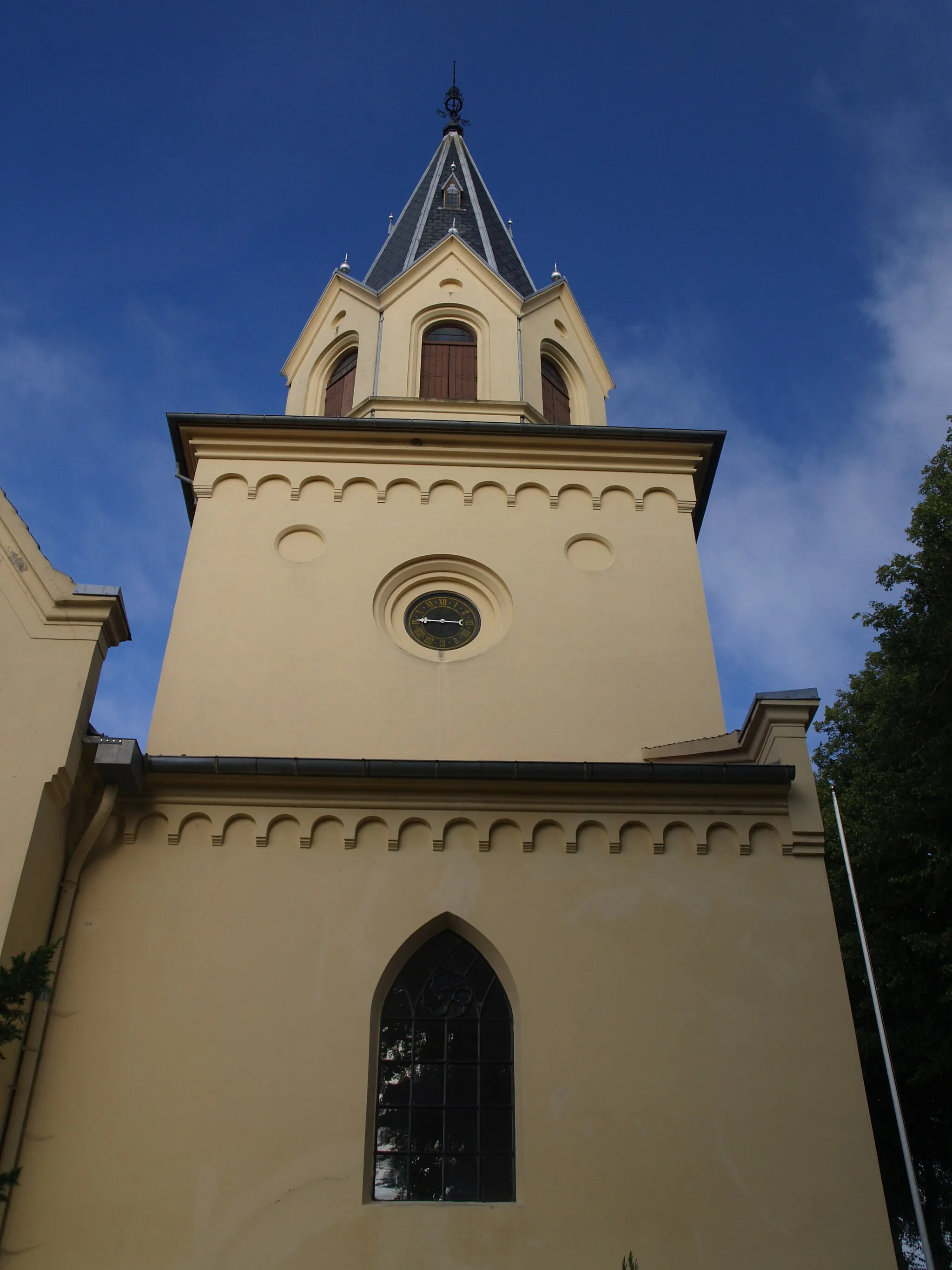 Photo showing: The church in Tranekær on Langeland island, Denmark