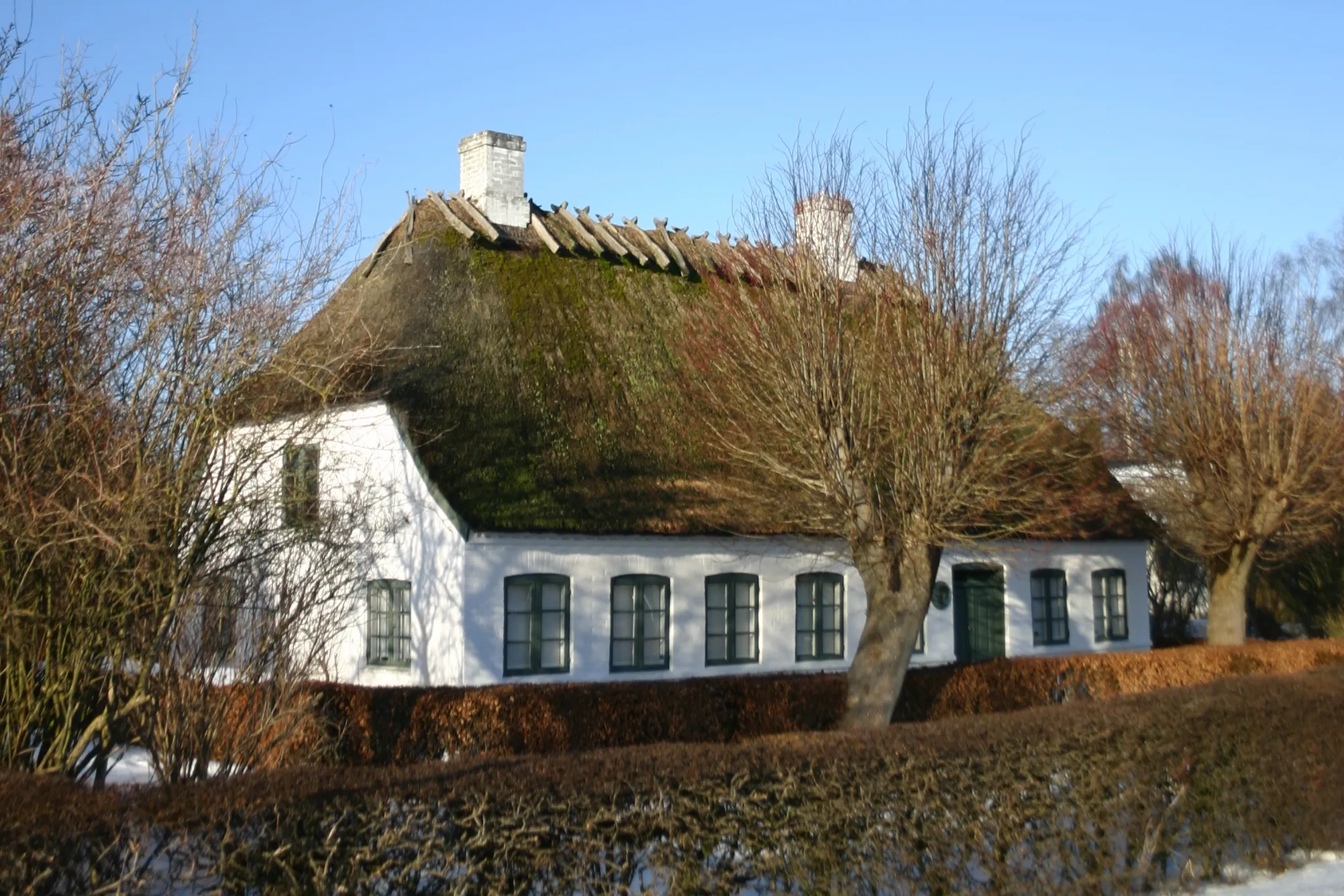 Photo showing: Danish composer Carl Nielsen's childhood home in Nørre Lyndelse, Denmark