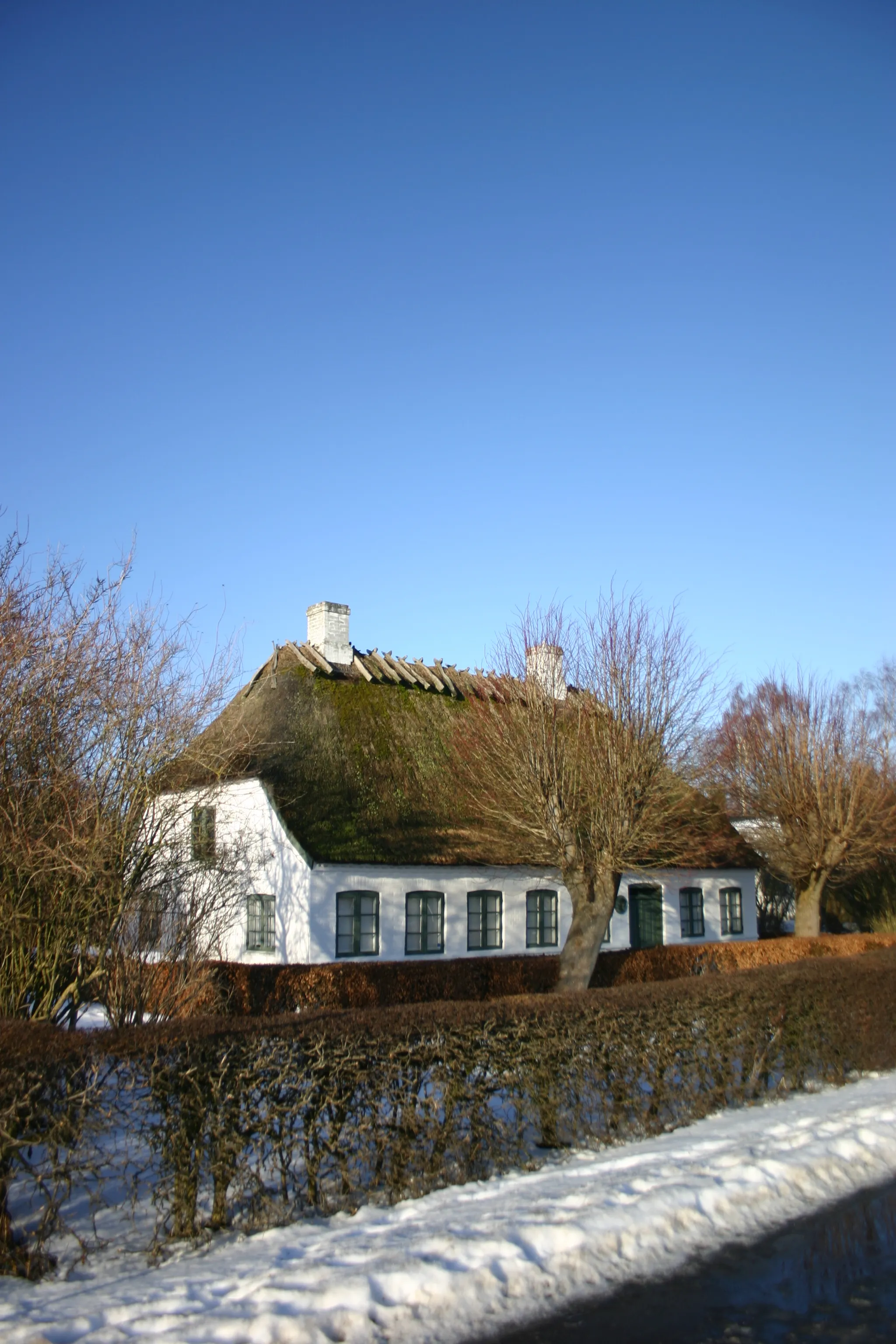 Photo showing: Danish composer Carl Nielsen's childhood home in Nørre Lyndelse, Denmark