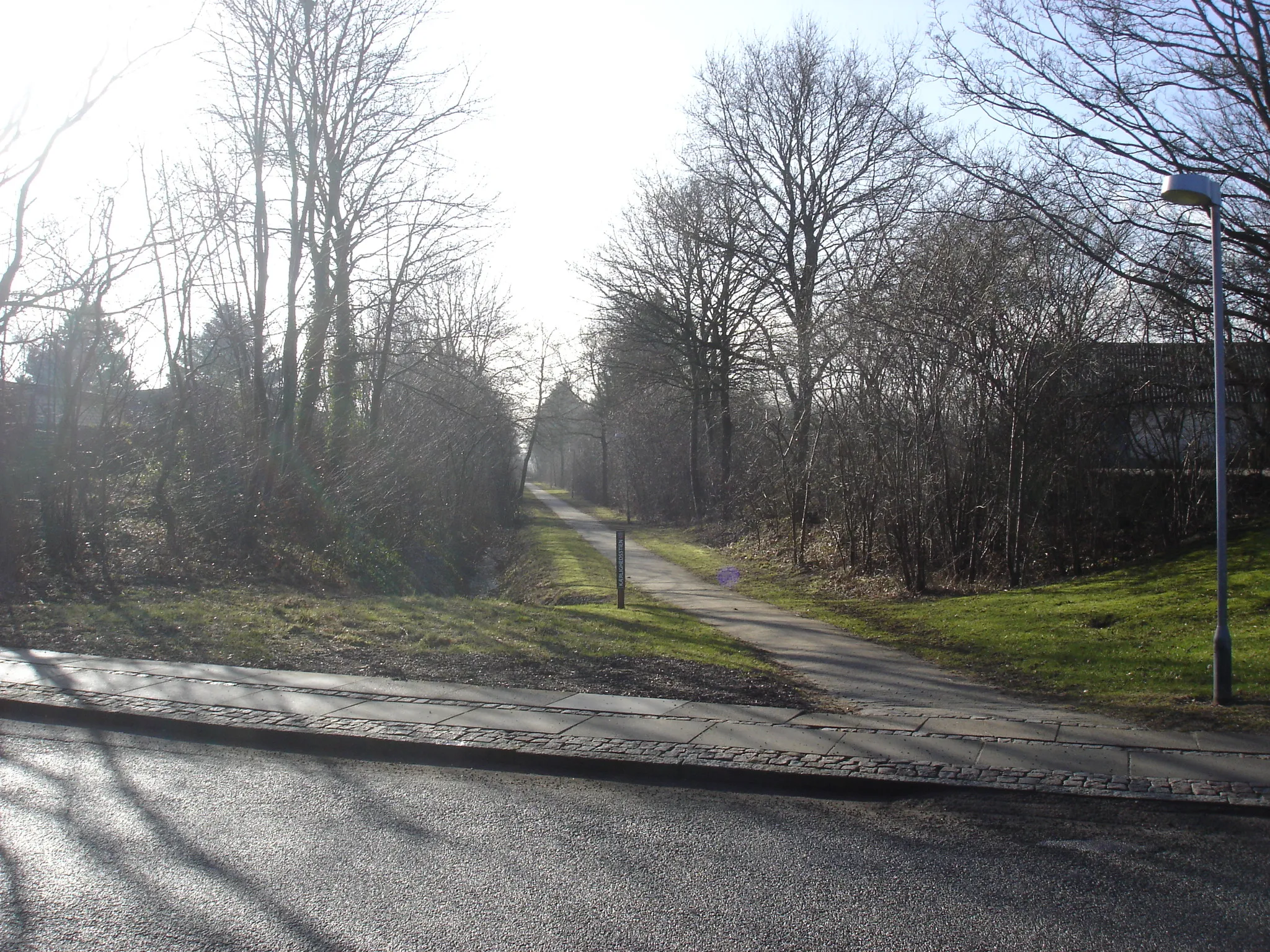 Photo showing: Varde-Grindsted Jernbanes tracé SV for Heagervej i Nordenskov