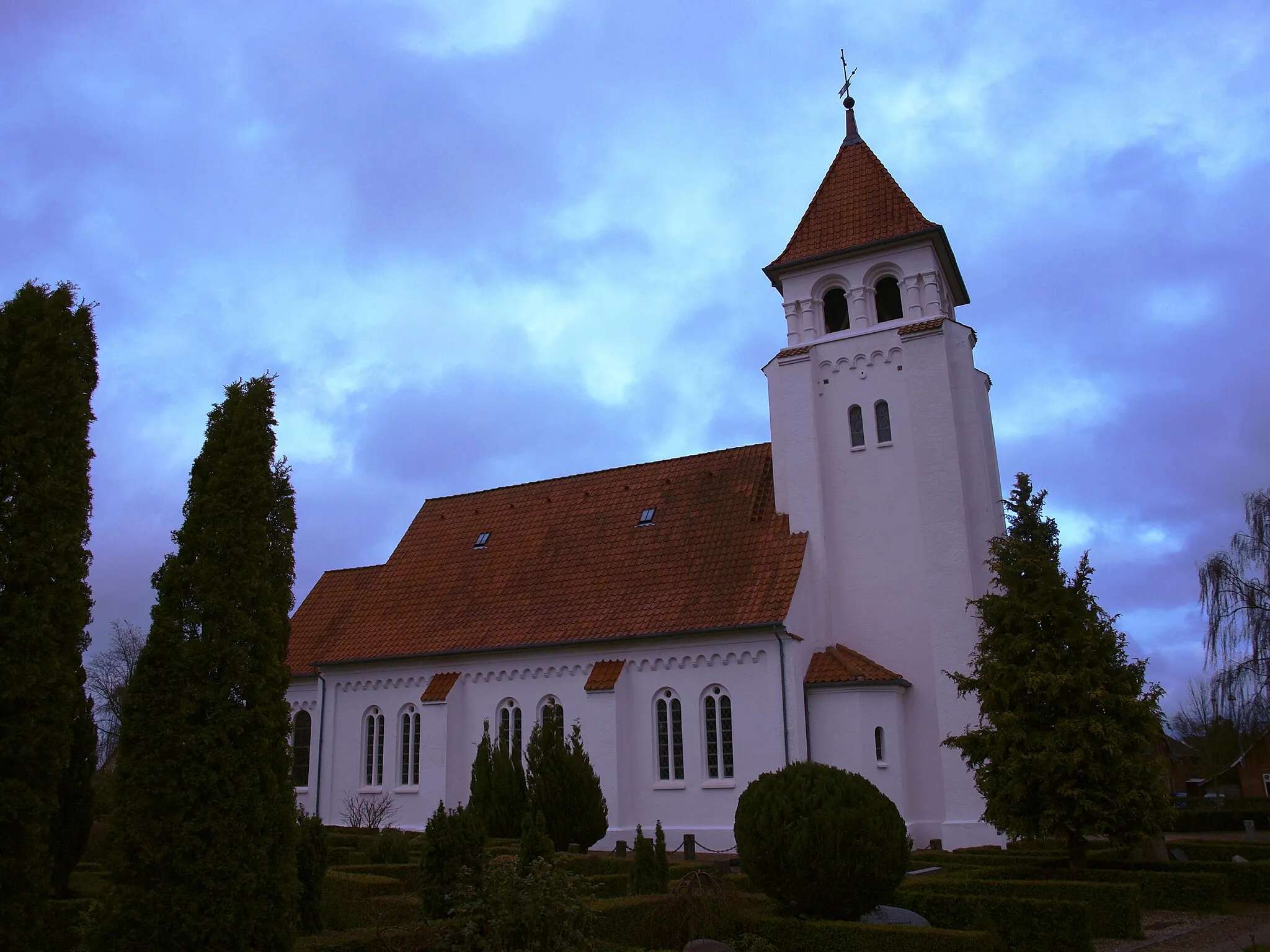 Photo showing: Nørre Bjert Kirke, 15. april 2015