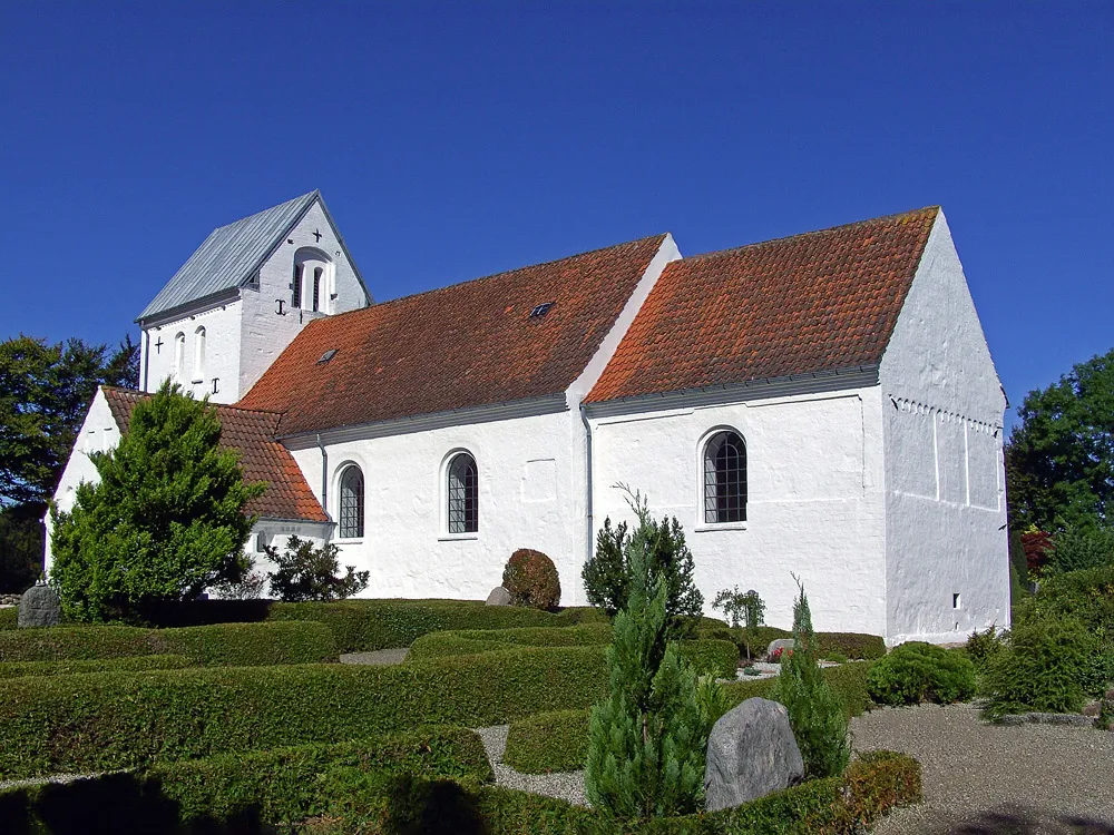 Photo showing: Hornstrup kirke (Vejle) fra sydøst