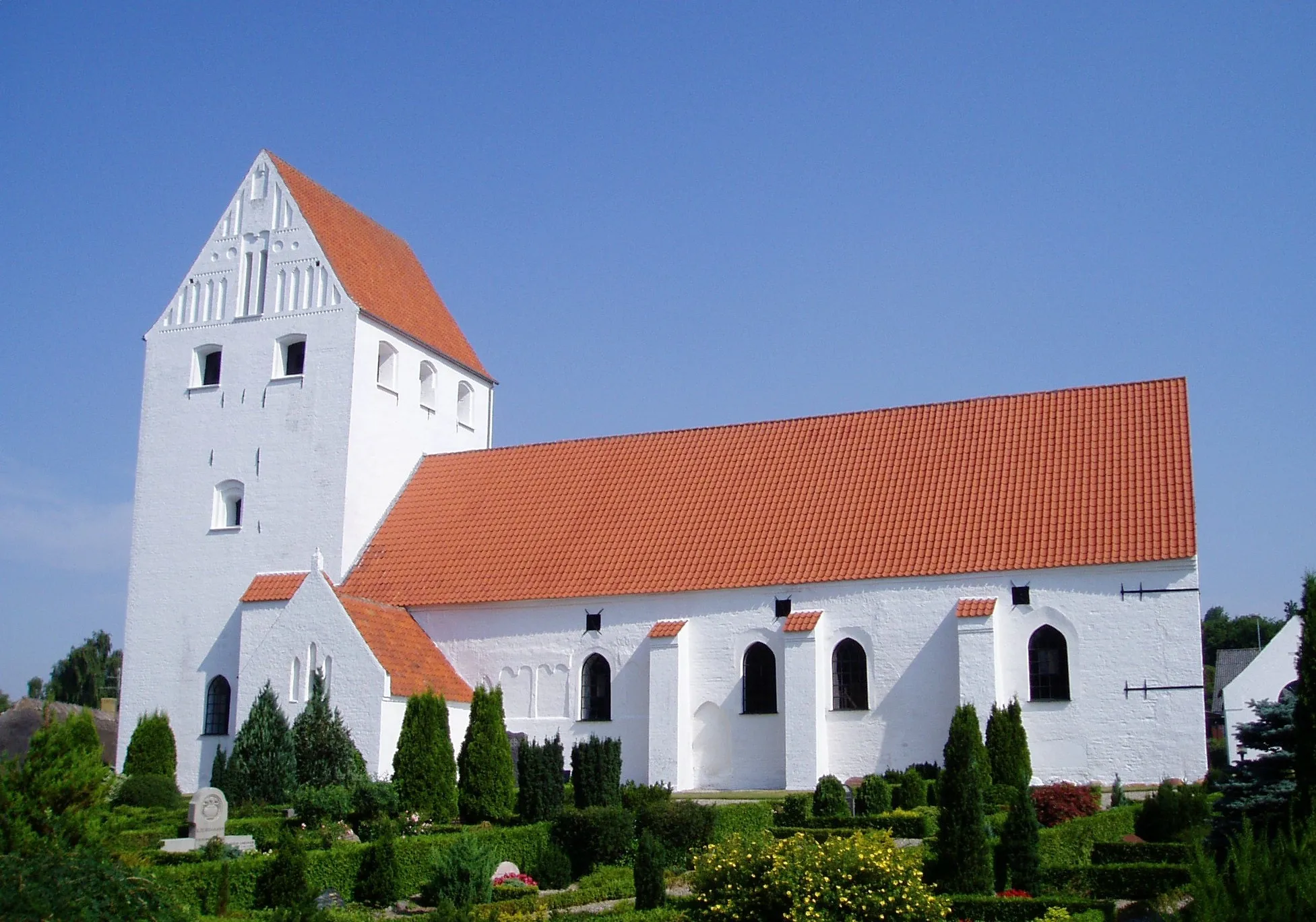 Photo showing: Frørup Church, Denmark.