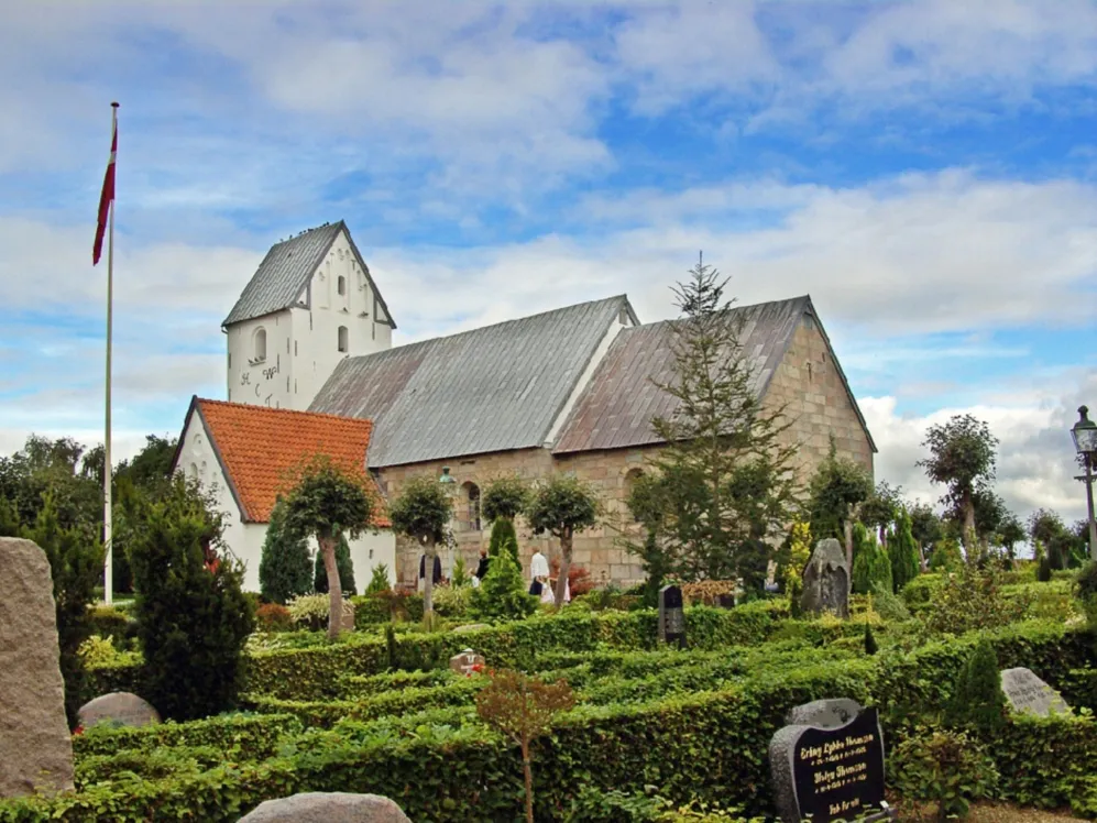 Photo showing: Gørding kirke, Esbjerg, fra sydøst