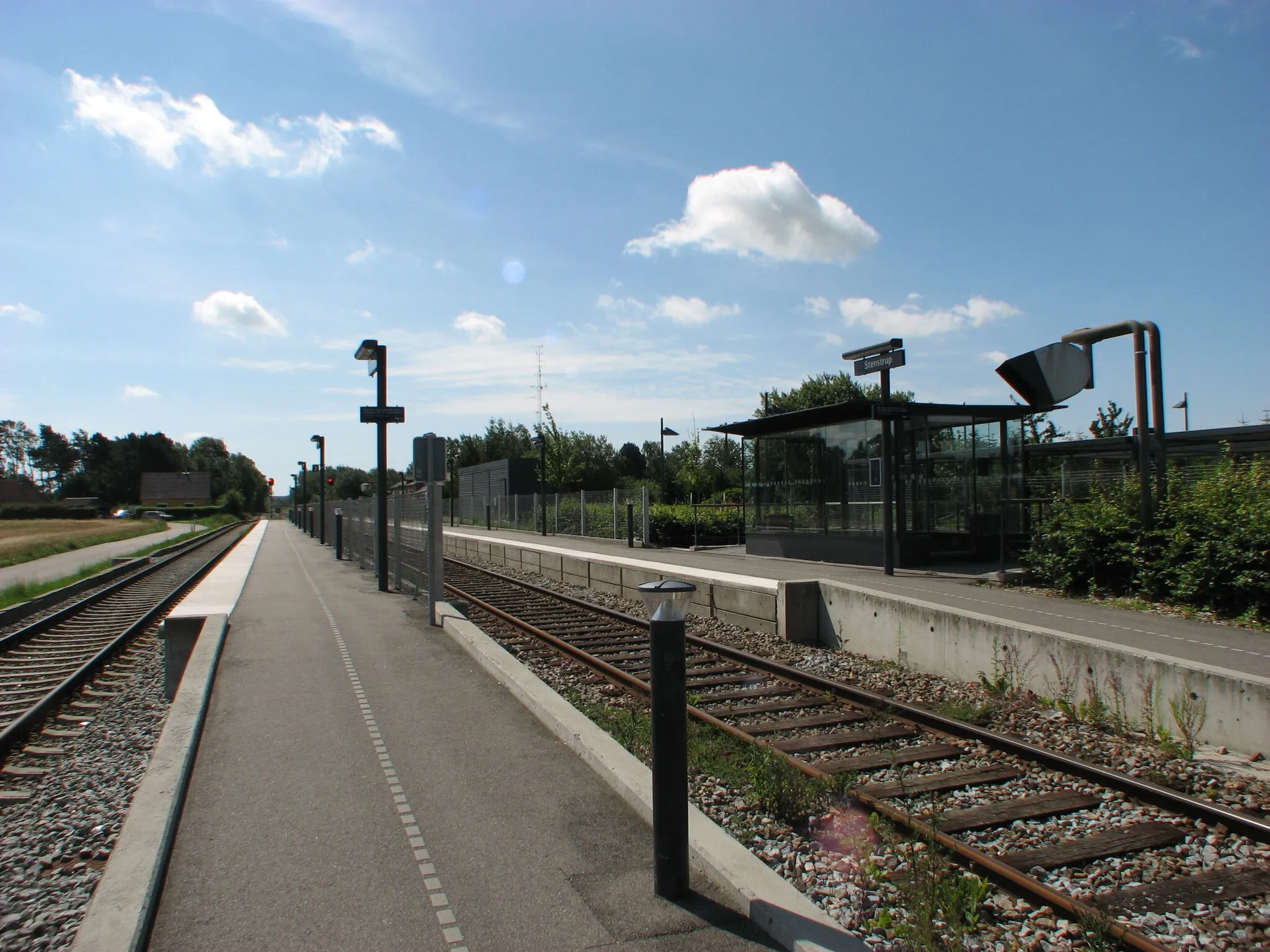 Photo showing: The primary railroad station in Stenstrup, Funen, Denmark
