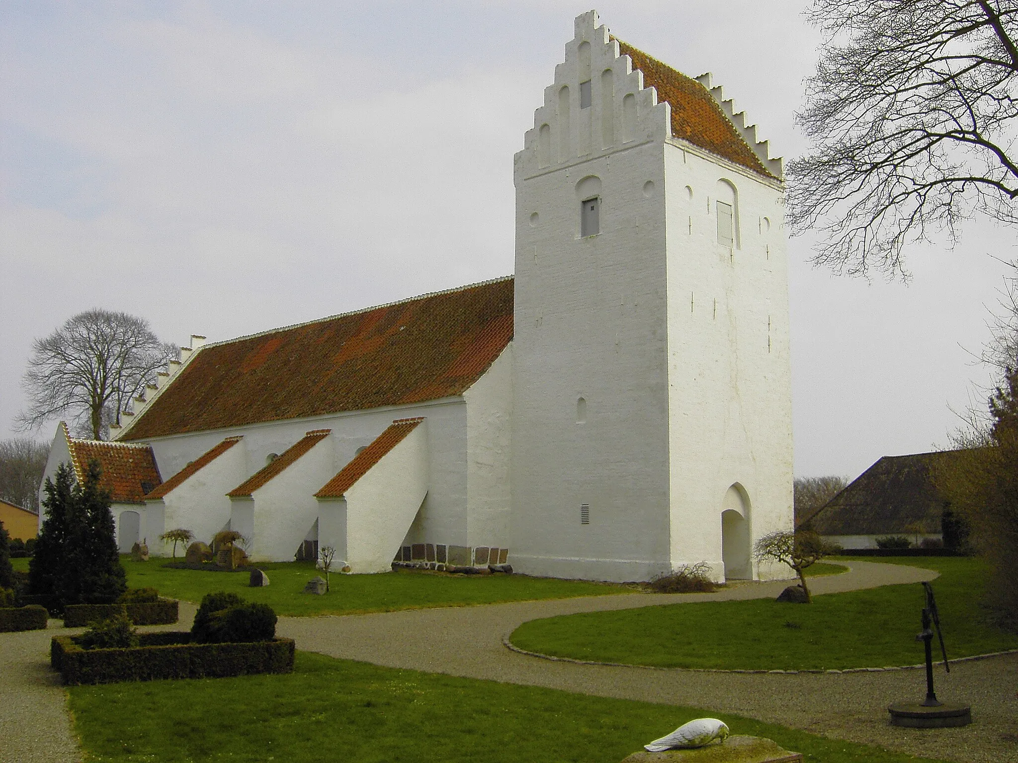 Photo showing: Skrøbelev Church