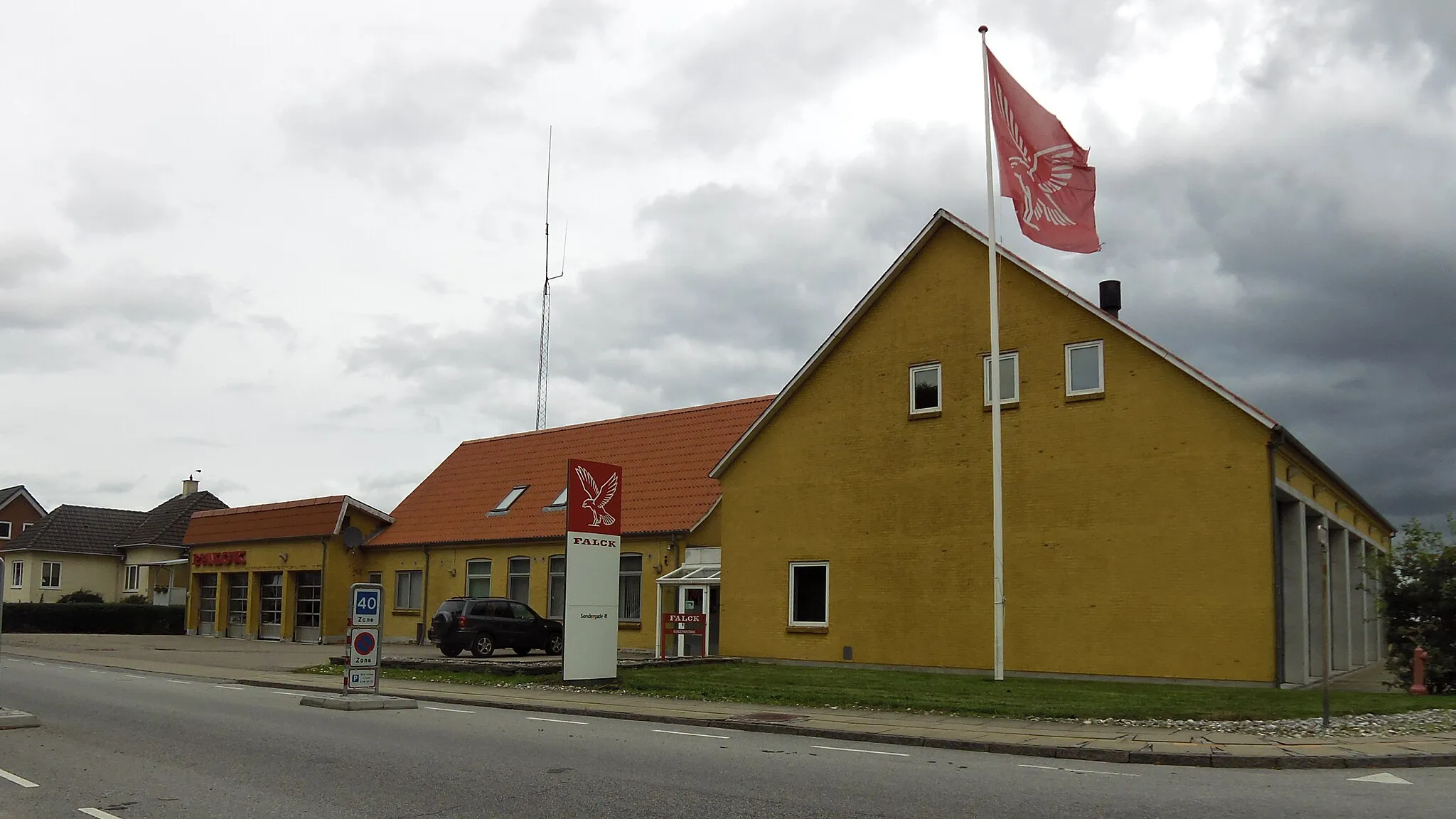 Photo showing: Toftlund Brandstation
