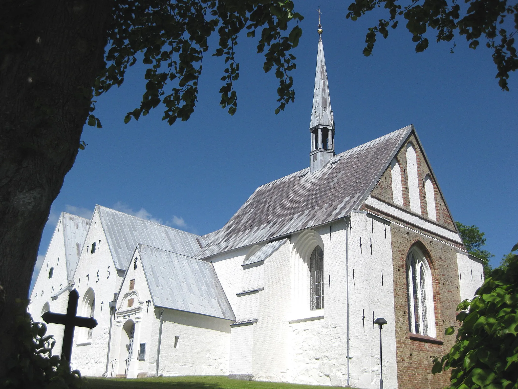 Photo showing: The church "Kliplev Kirke" in the small town "Kliplev". The town is located in Southern Jutland, Denmark.