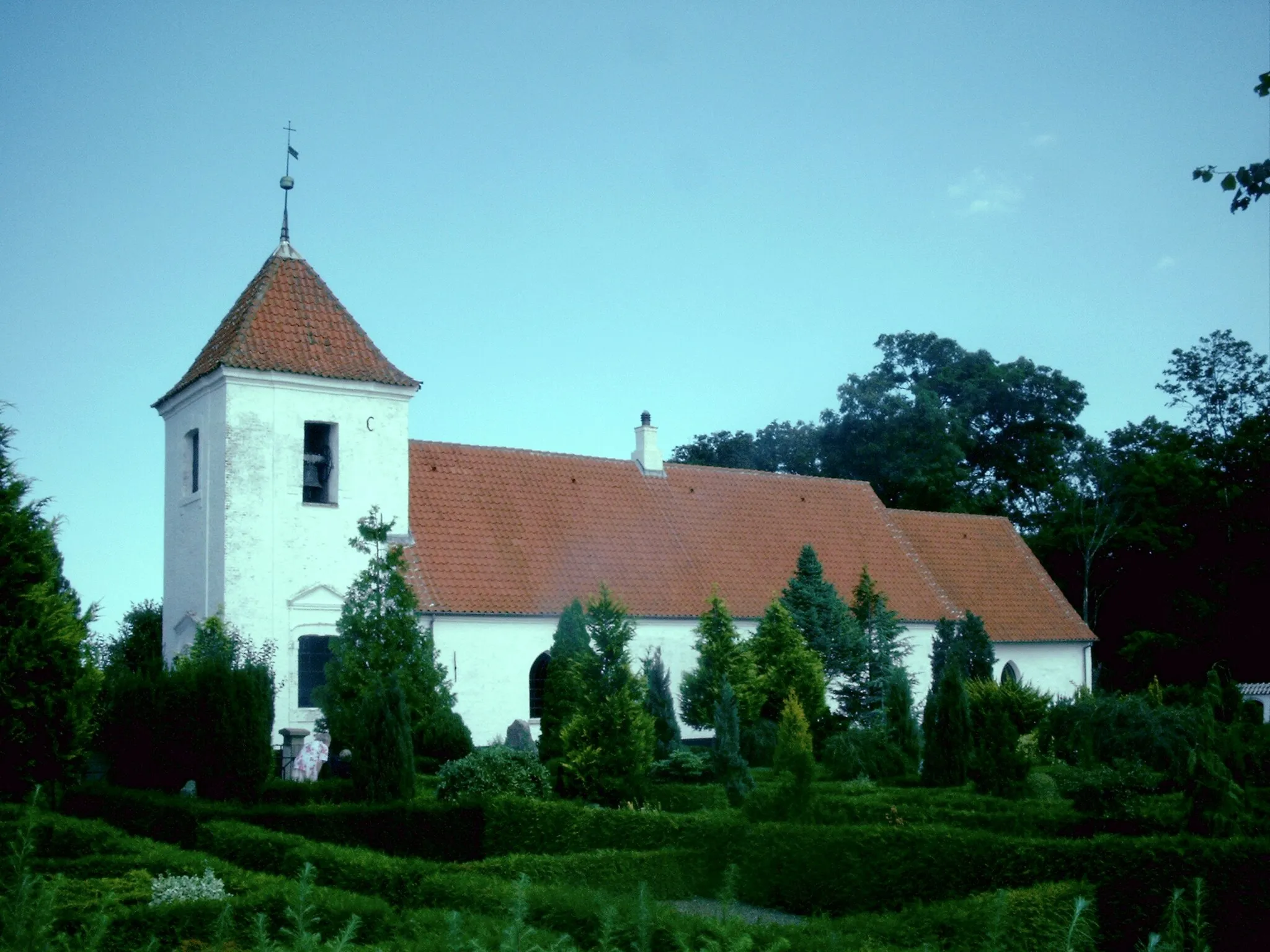 Photo showing: Uggerslev kirke, Uggerslev sogn, Otterup Kommune (former: Skam Herred, Odense Amt).