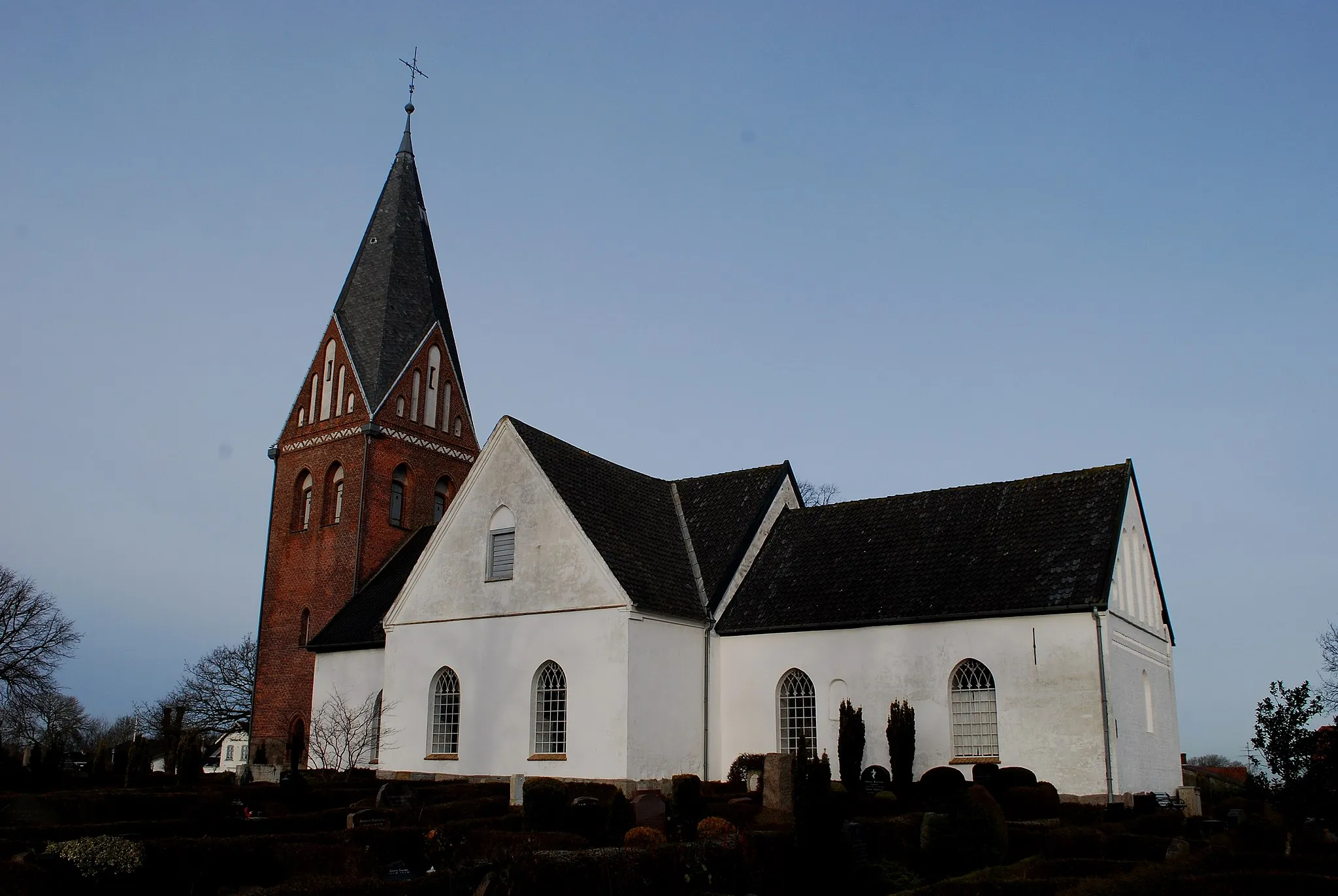 Photo showing: Church of Ullerup, Sundeved, Denmark