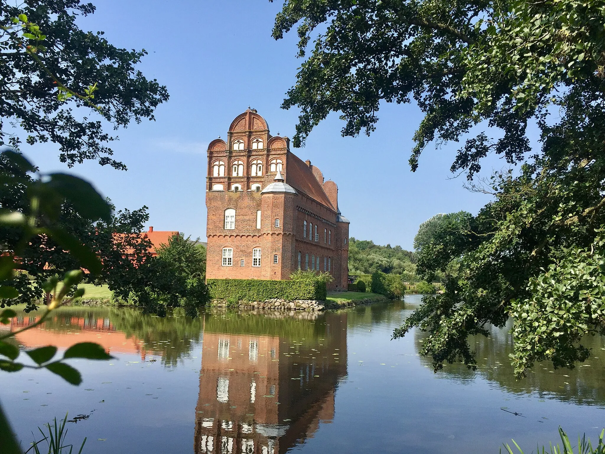 Photo showing: Hesselagergaard castle (Funen, Denmark 2019)