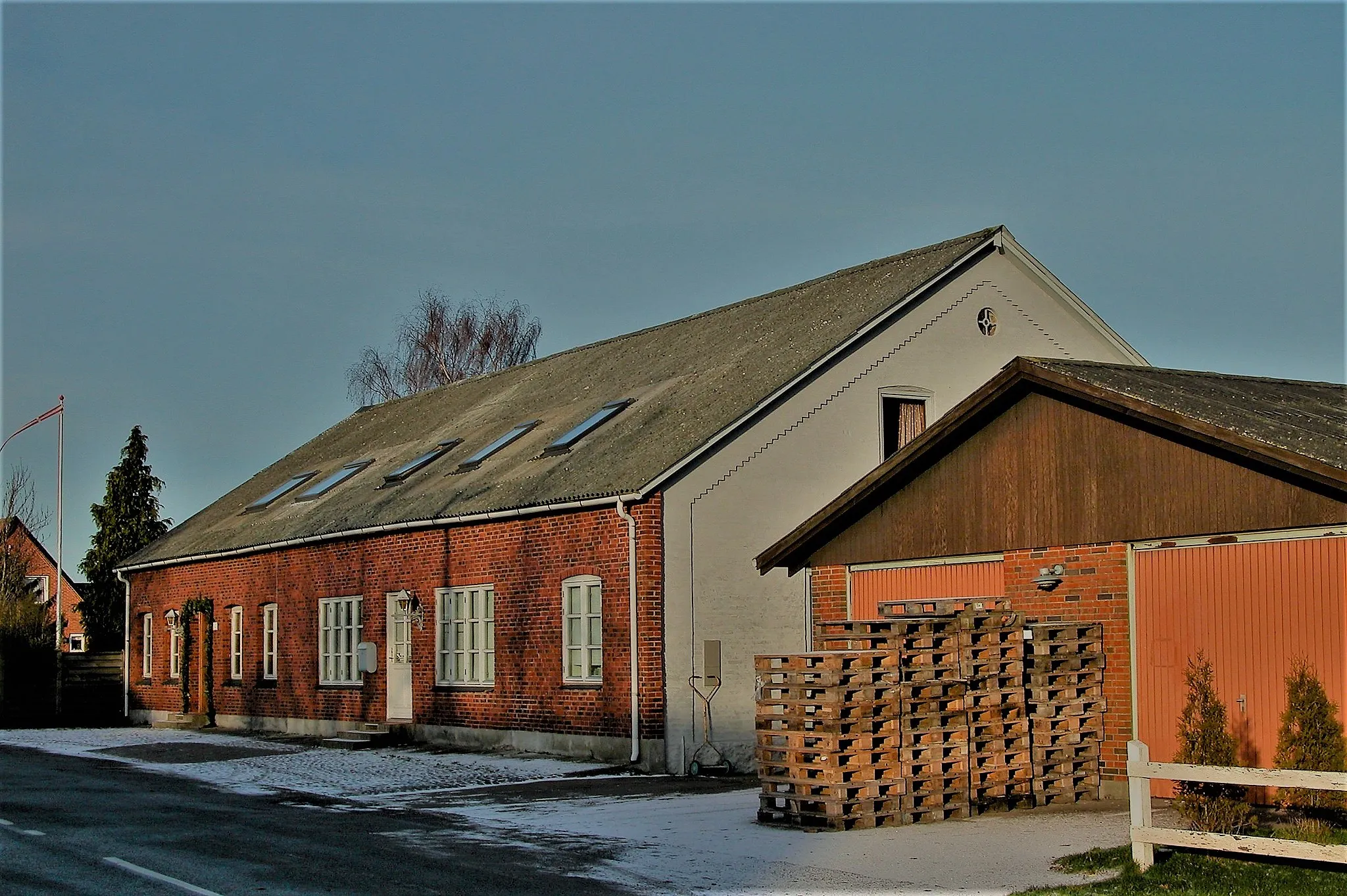 Photo showing: Det tidligere Sottrup Andelsmejeri, Øster Sottrup, Danmark