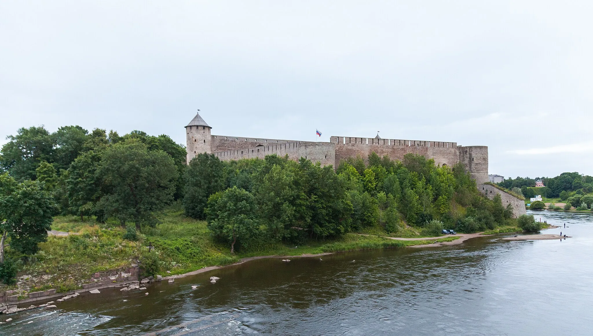 Photo showing: Ivangorod fortress, Ivangorod, Russia