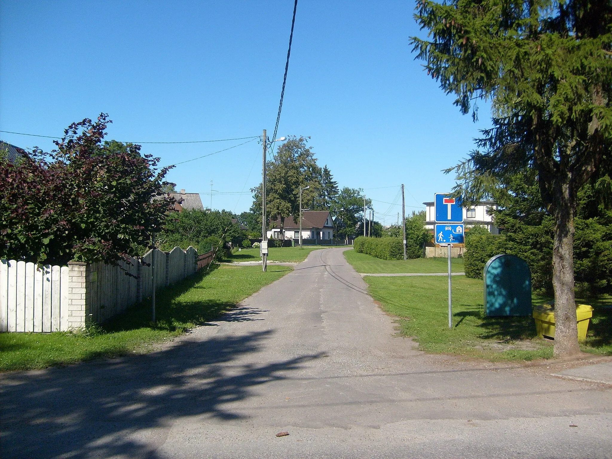 Photo showing: Streets in Saue Town, Estonia