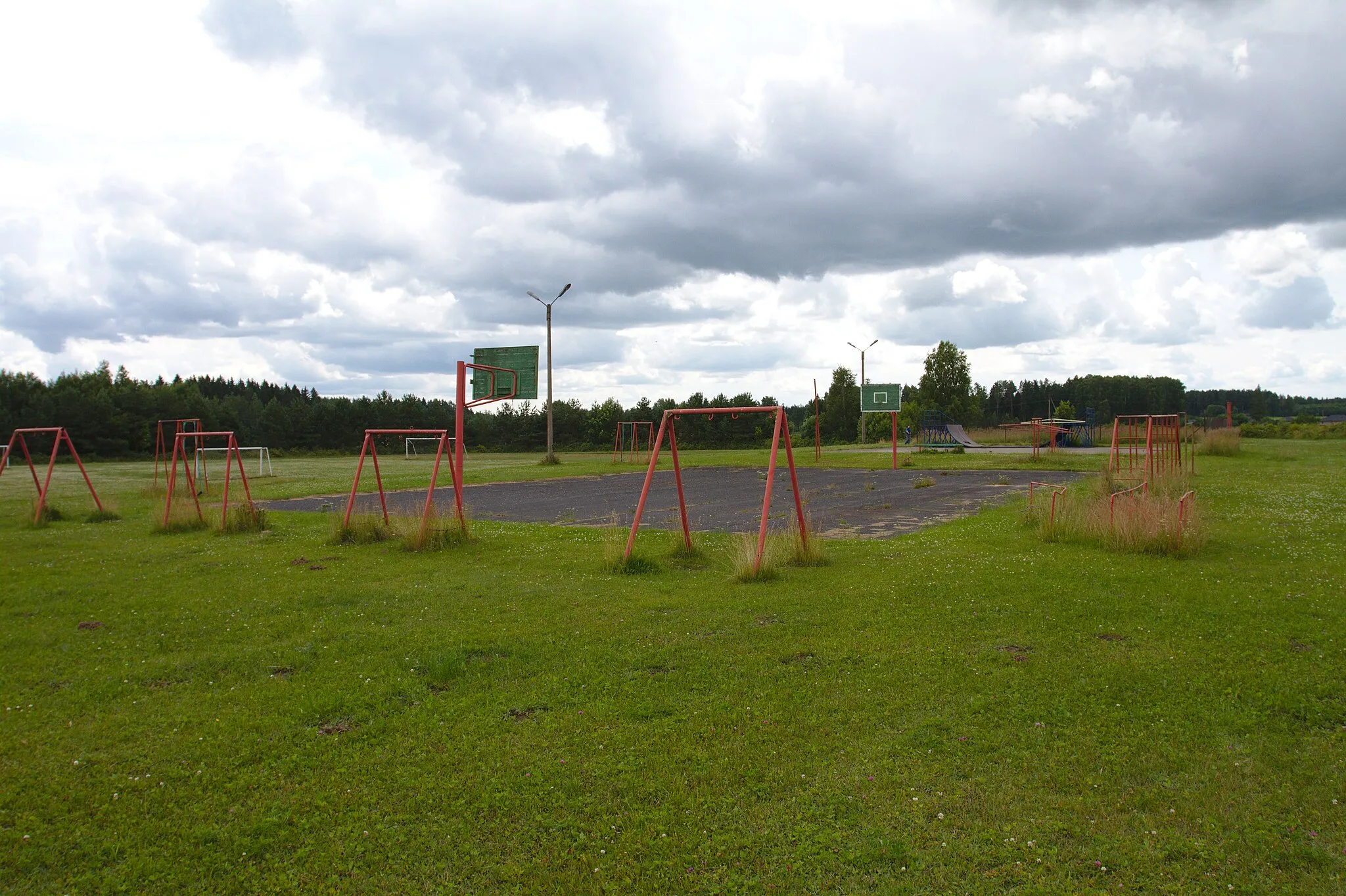 Photo showing: Basketball court