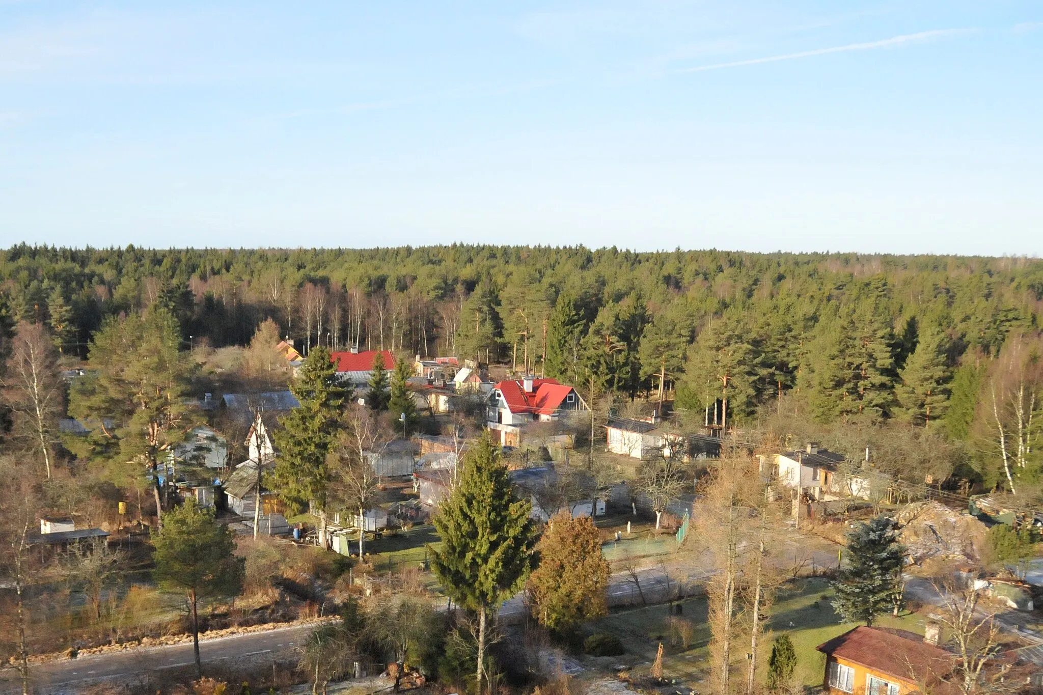 Photo showing: Metsanurme küla aerofoto - vaade läänesuunas