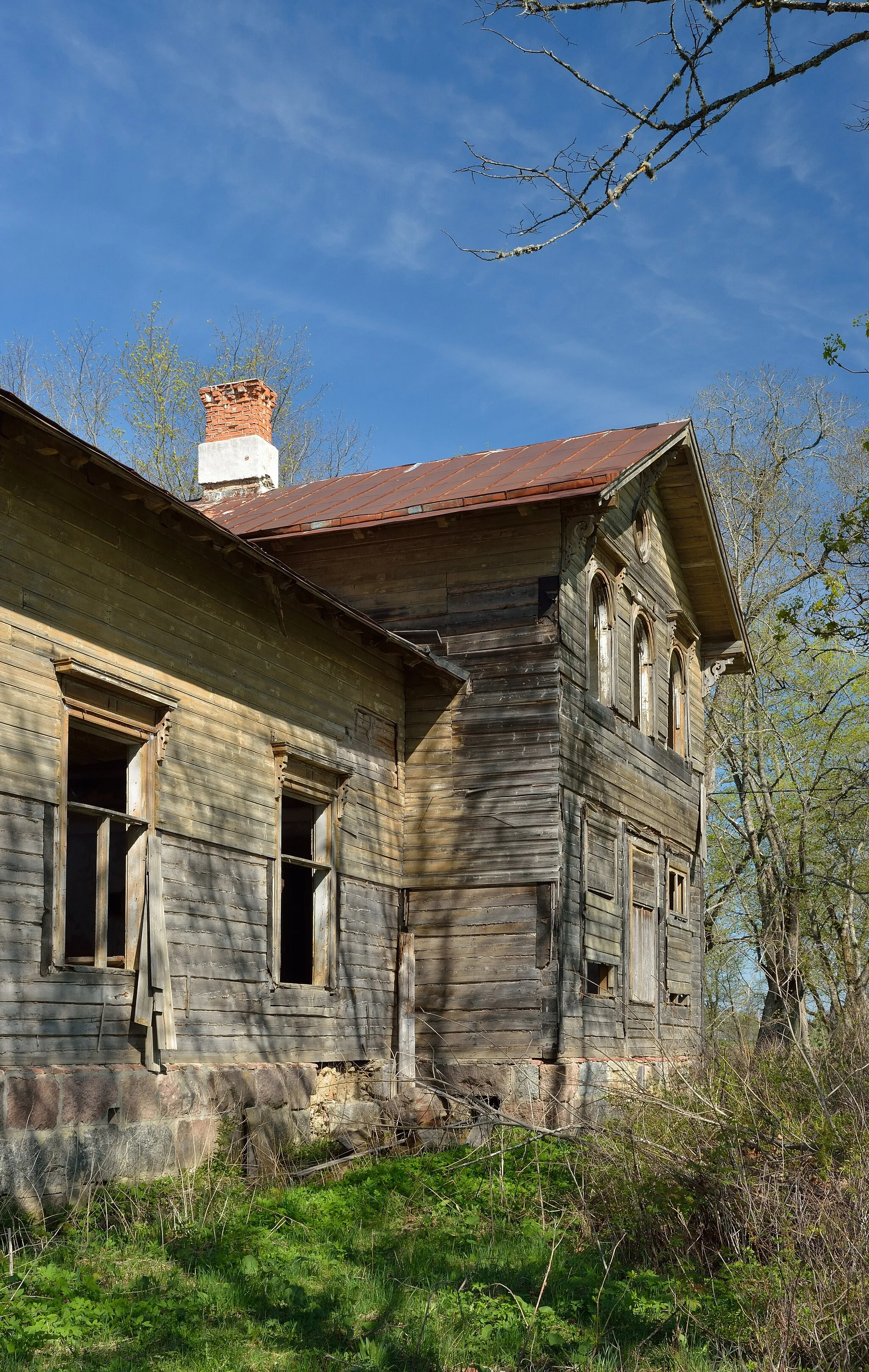 Photo showing: Ruins of Nõmmküla manor. Probably built in 1850-1860.