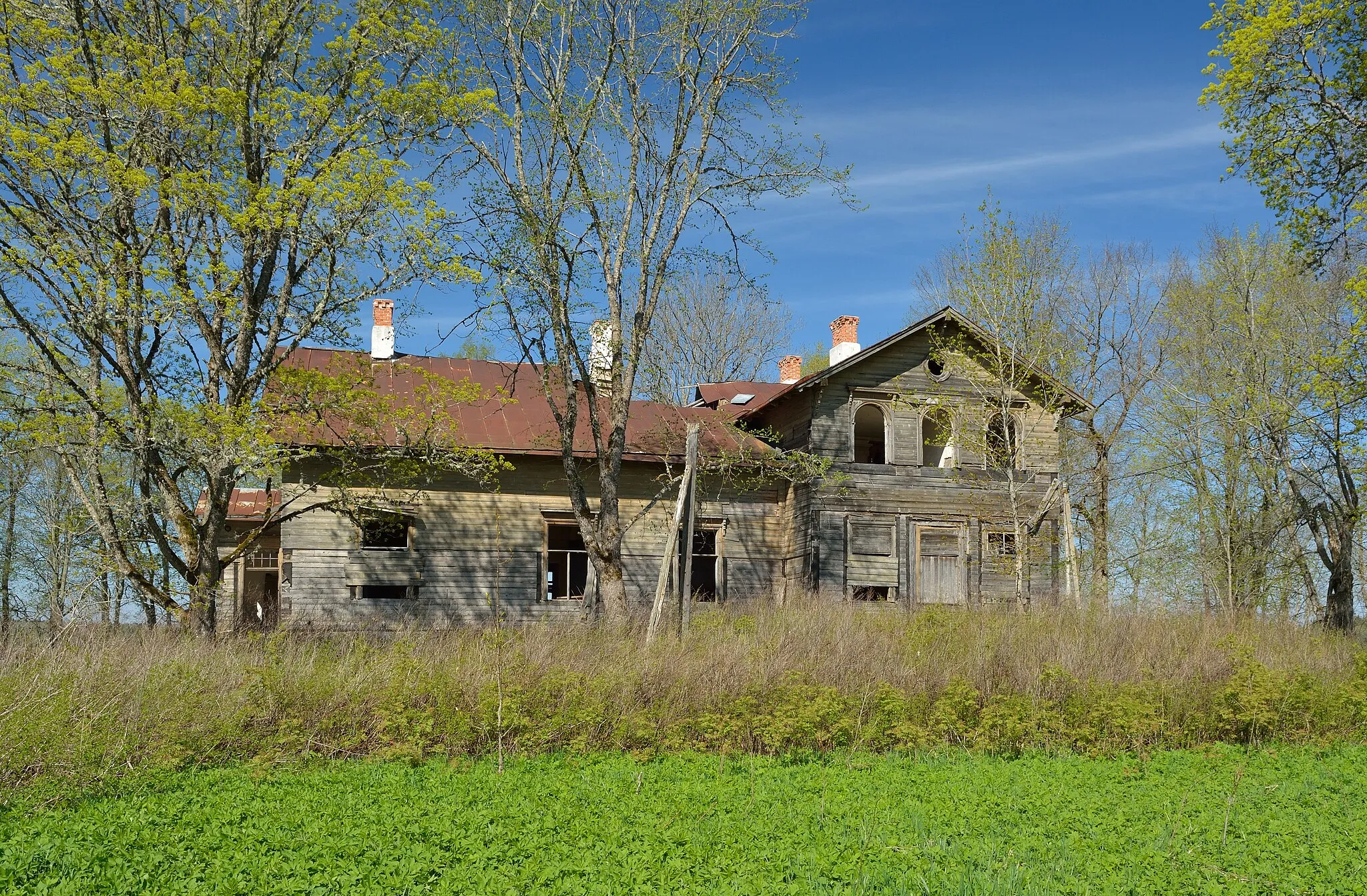 Photo showing: Ruins of Nõmmküla manor. Probably built in 1850-1860.