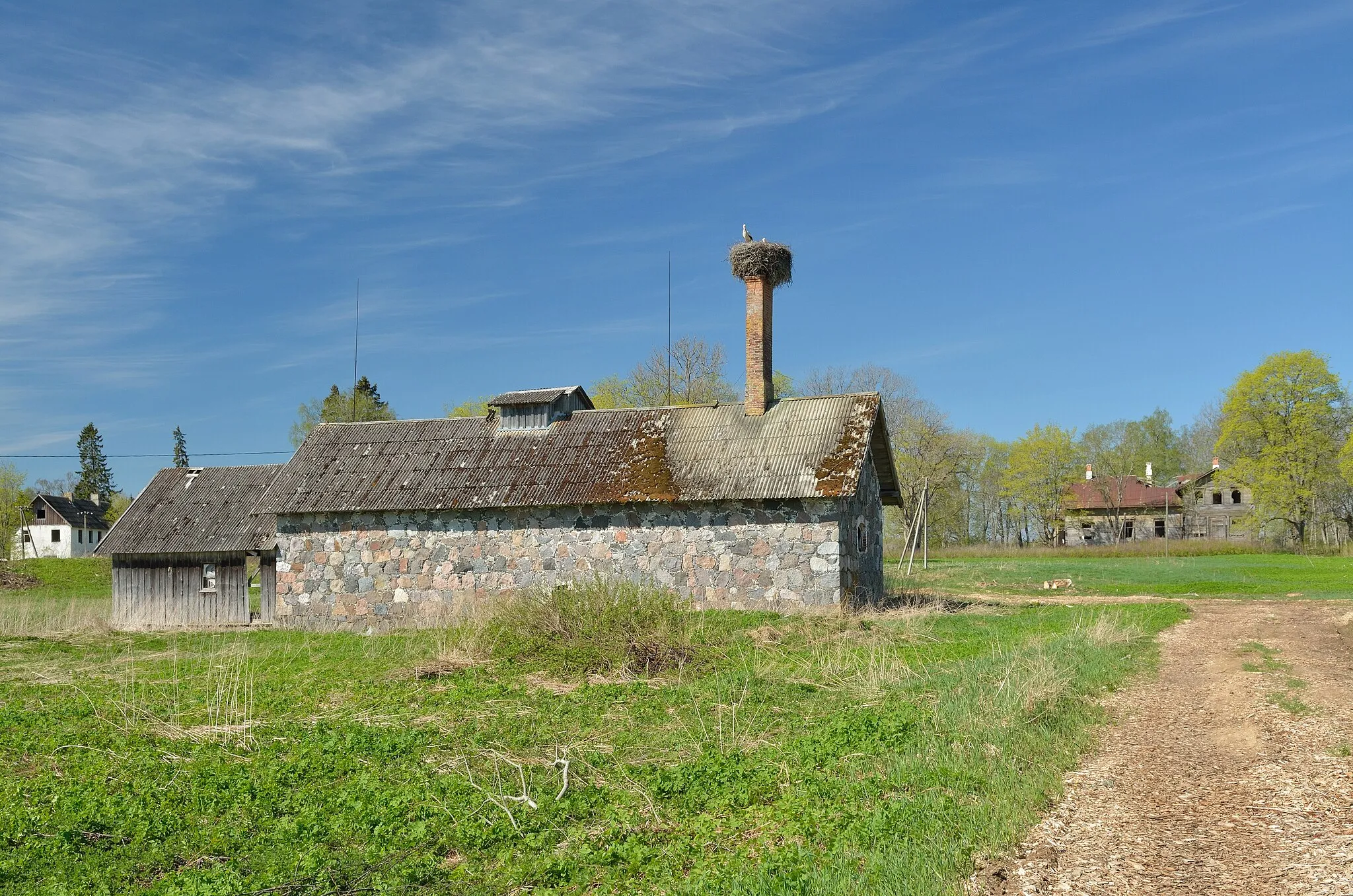 Photo showing: Nõmmküla manor cereal dryer