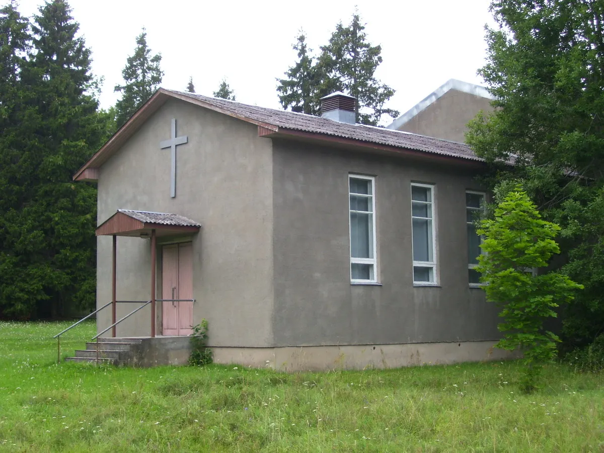 Photo showing: The chapel of Palade, Pühalepa Parish, Hiiu County, Estonia; back-view