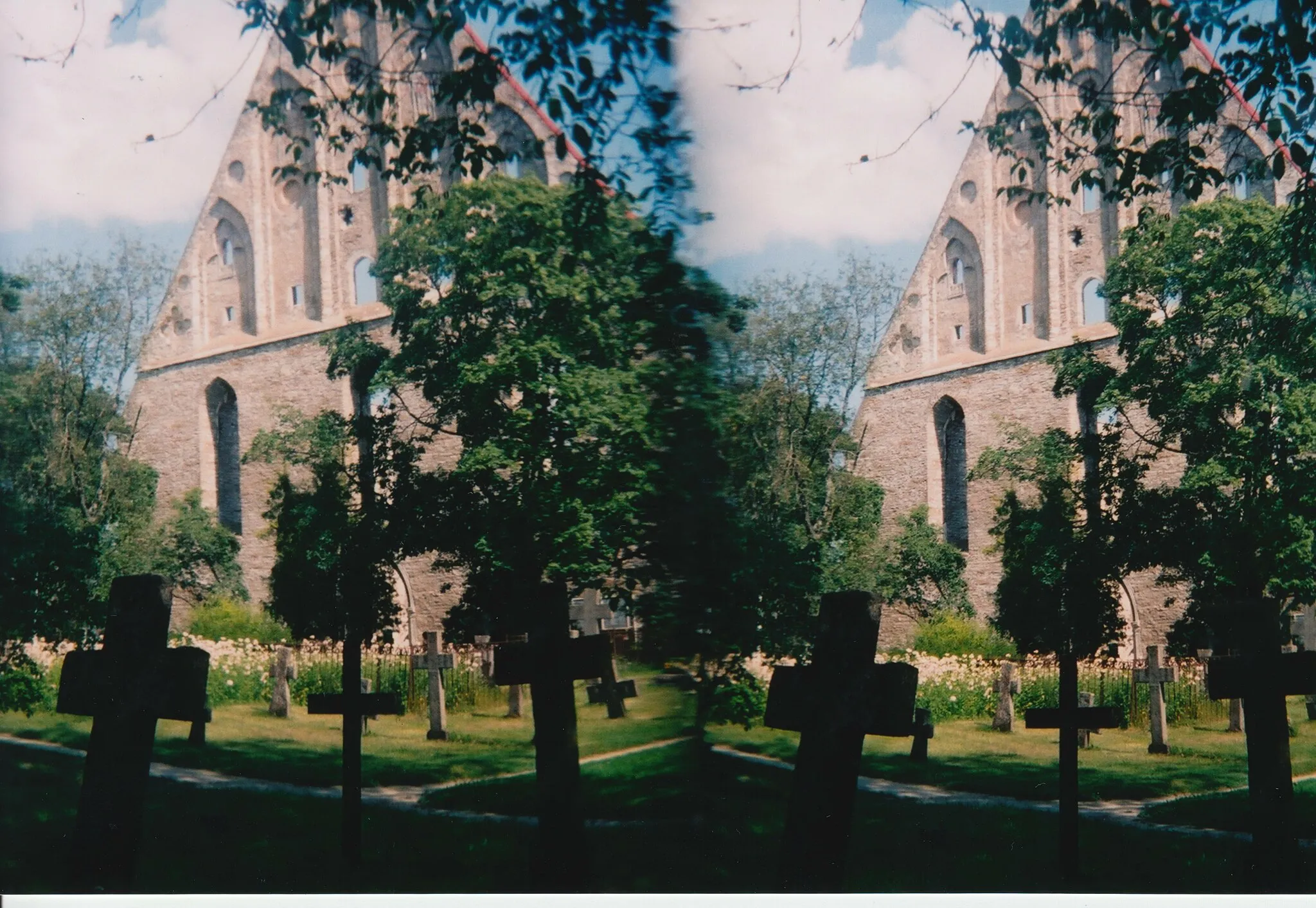 Photo showing: Convent of Pirita (stereoscopy1)