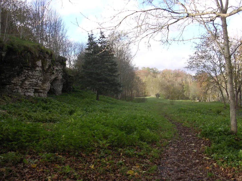 Photo showing: The valley left behind by the retreating waterfall