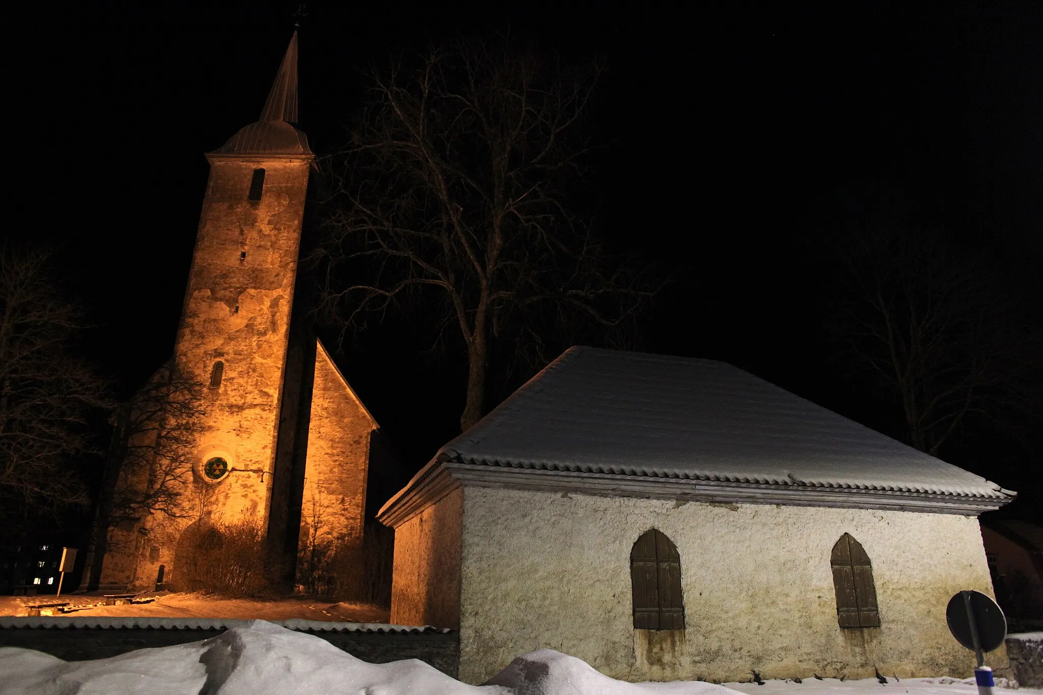 Photo showing: Koeru church in Estonia (January 2022)