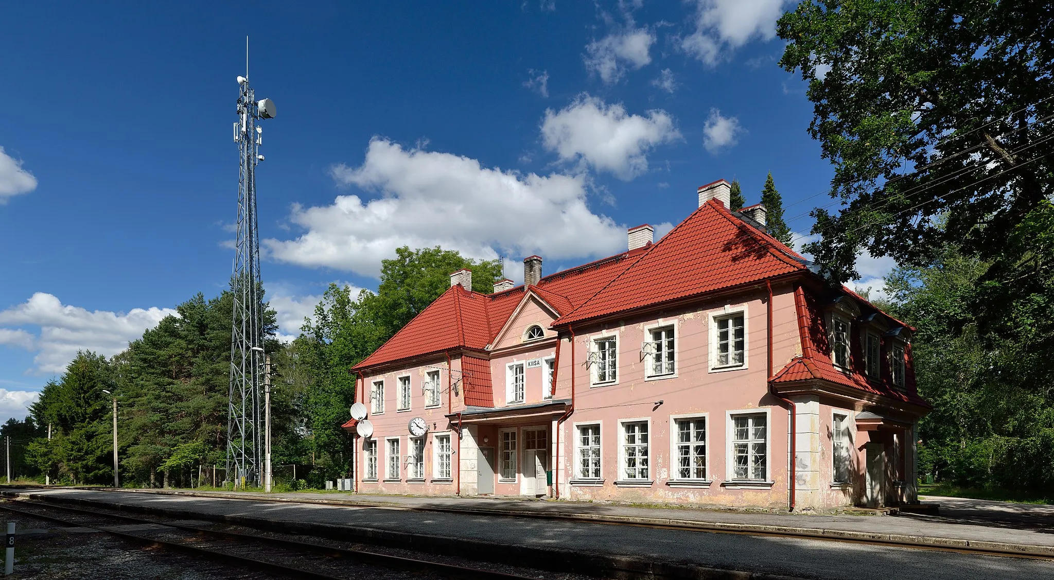 Photo showing: Kiisa station building, built in 1928.