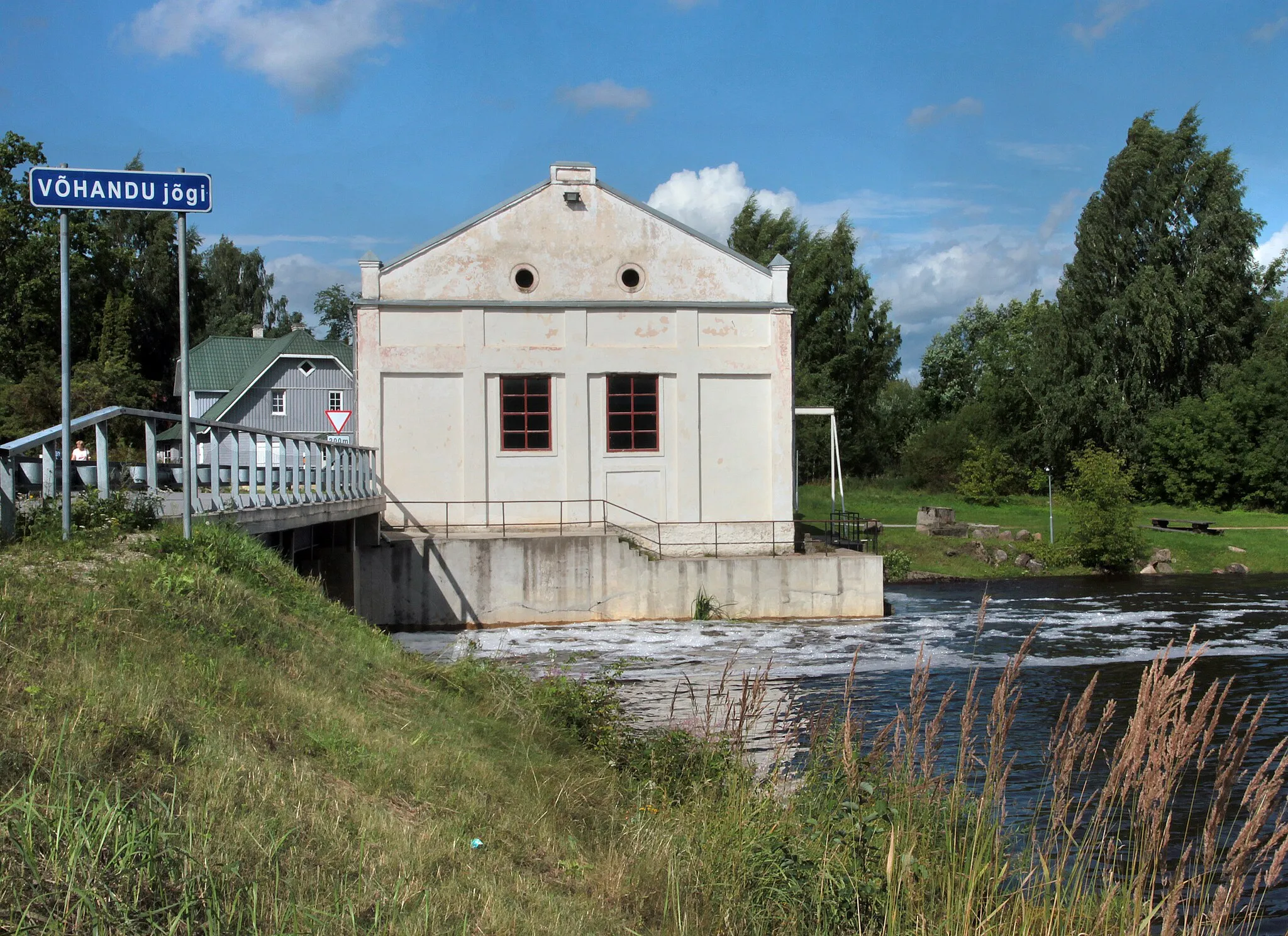 Photo showing: Leevaku hüdroelektrijaam Võhandu jõel