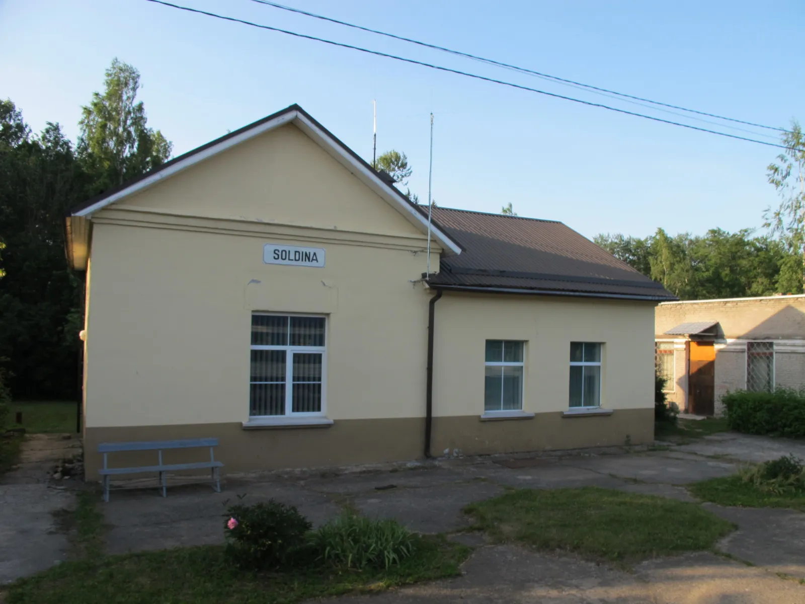 Photo showing: Railway station in Soldina, Estonia