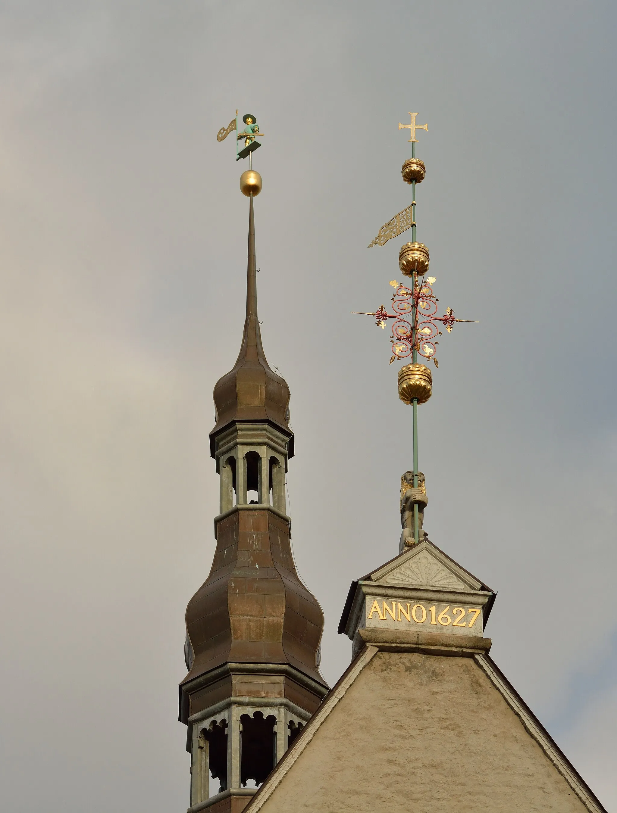 Photo showing: Weather vanes of Tallinn Town Hall