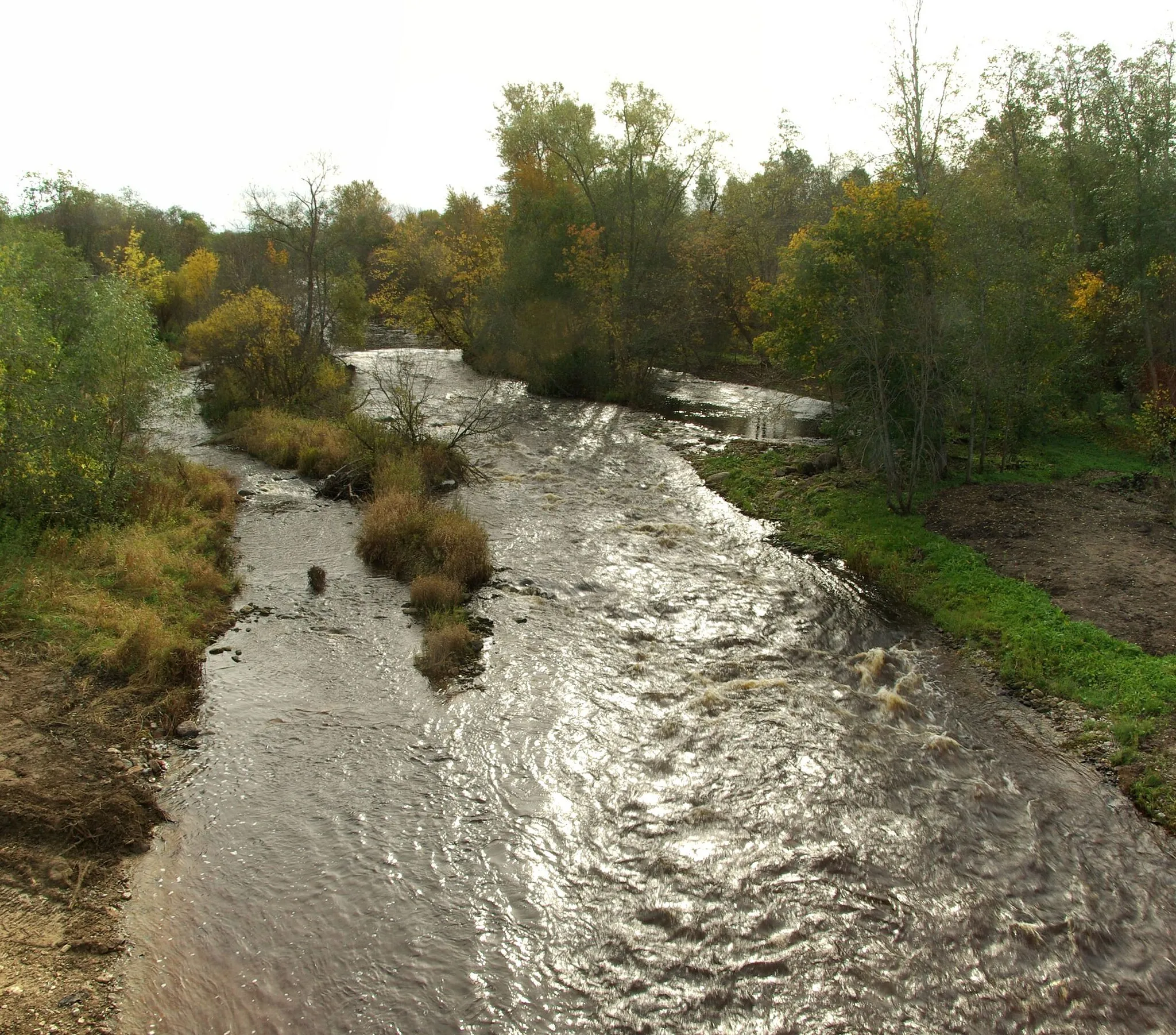 Photo showing: Purtse jõgi Purtse sillalt vaadatuna