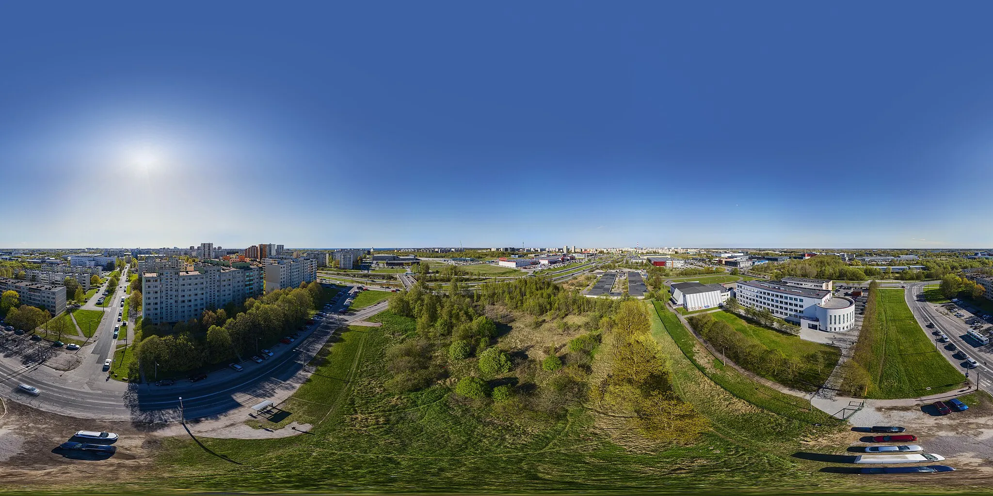 Photo showing: 360° vaade Lasnamäele droonilt