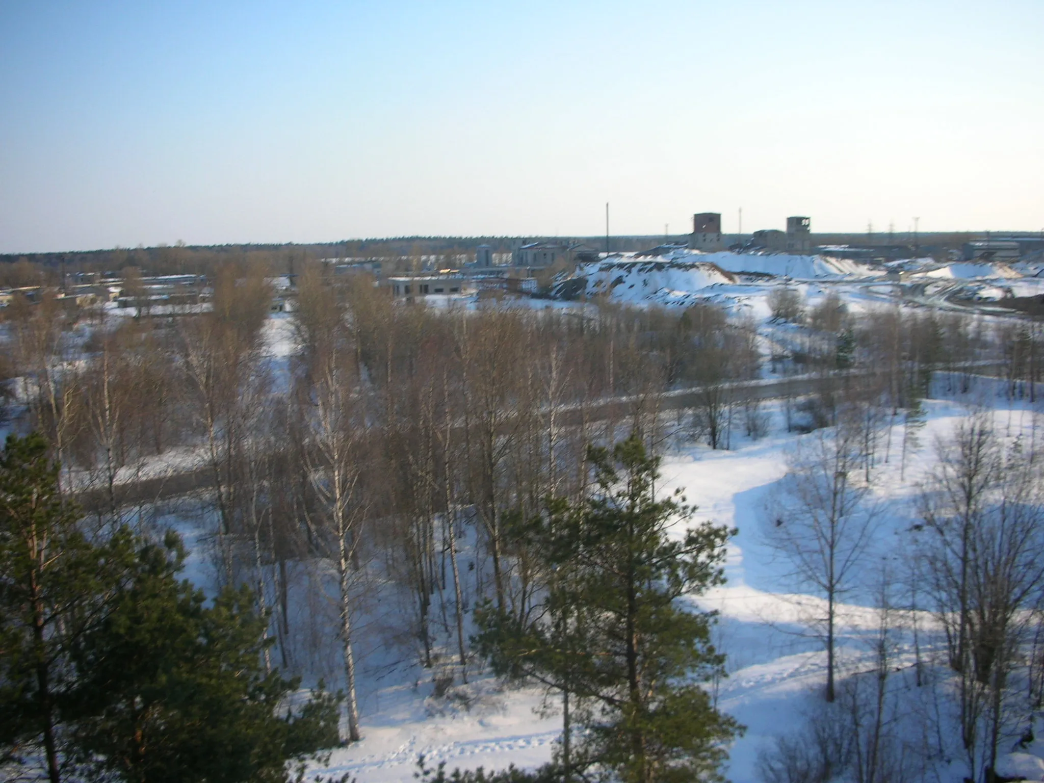 Photo showing: View from the Kiviõli old ash mountain