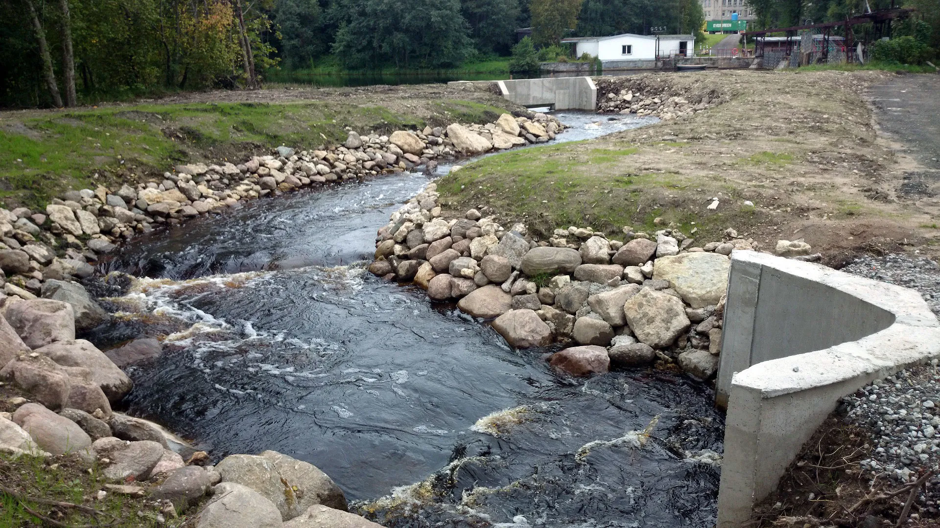 Photo showing: Jägala river Kehra fish bridge