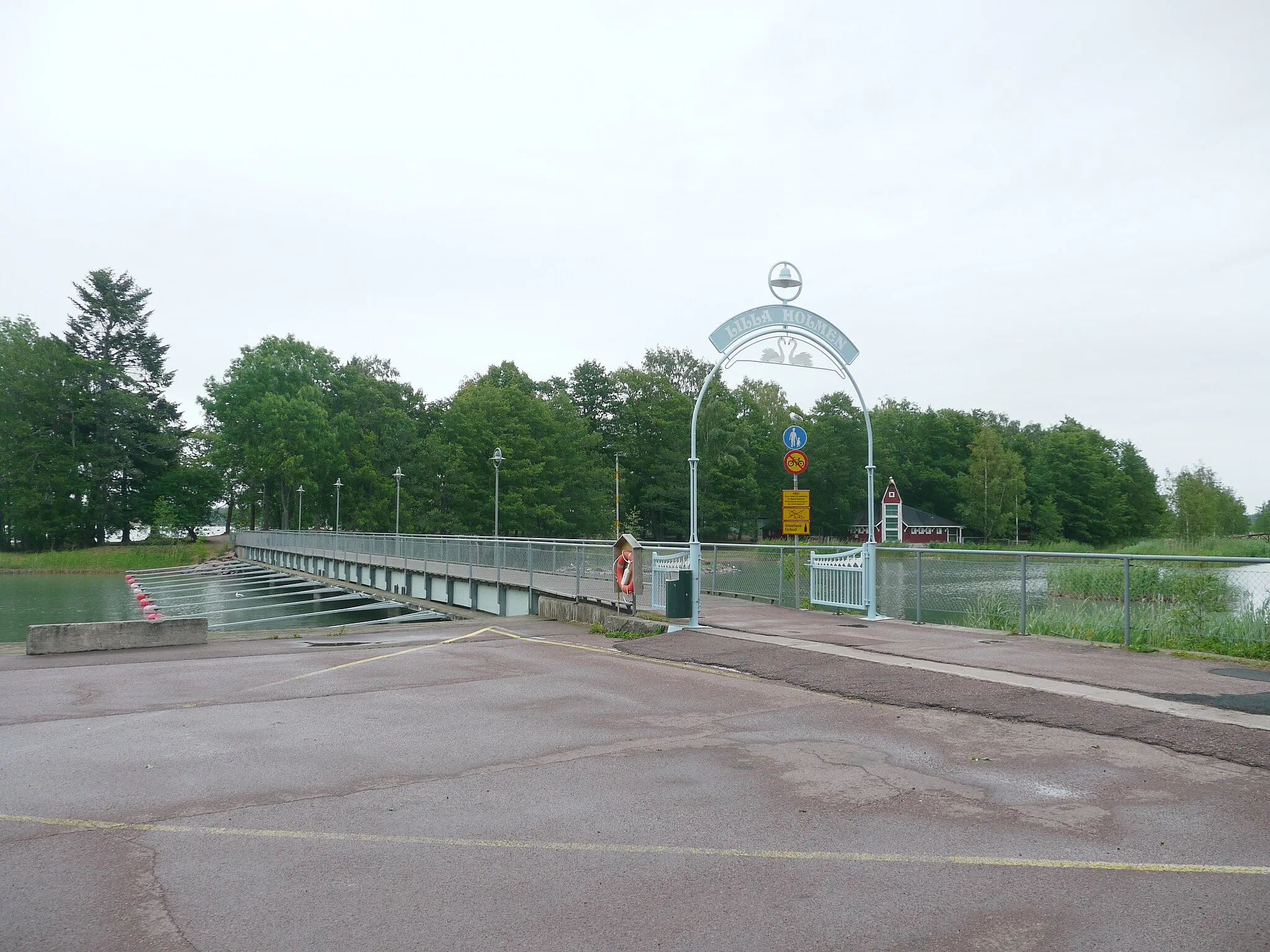Photo showing: Lilla Holmen, park in Mariehamn, Åland