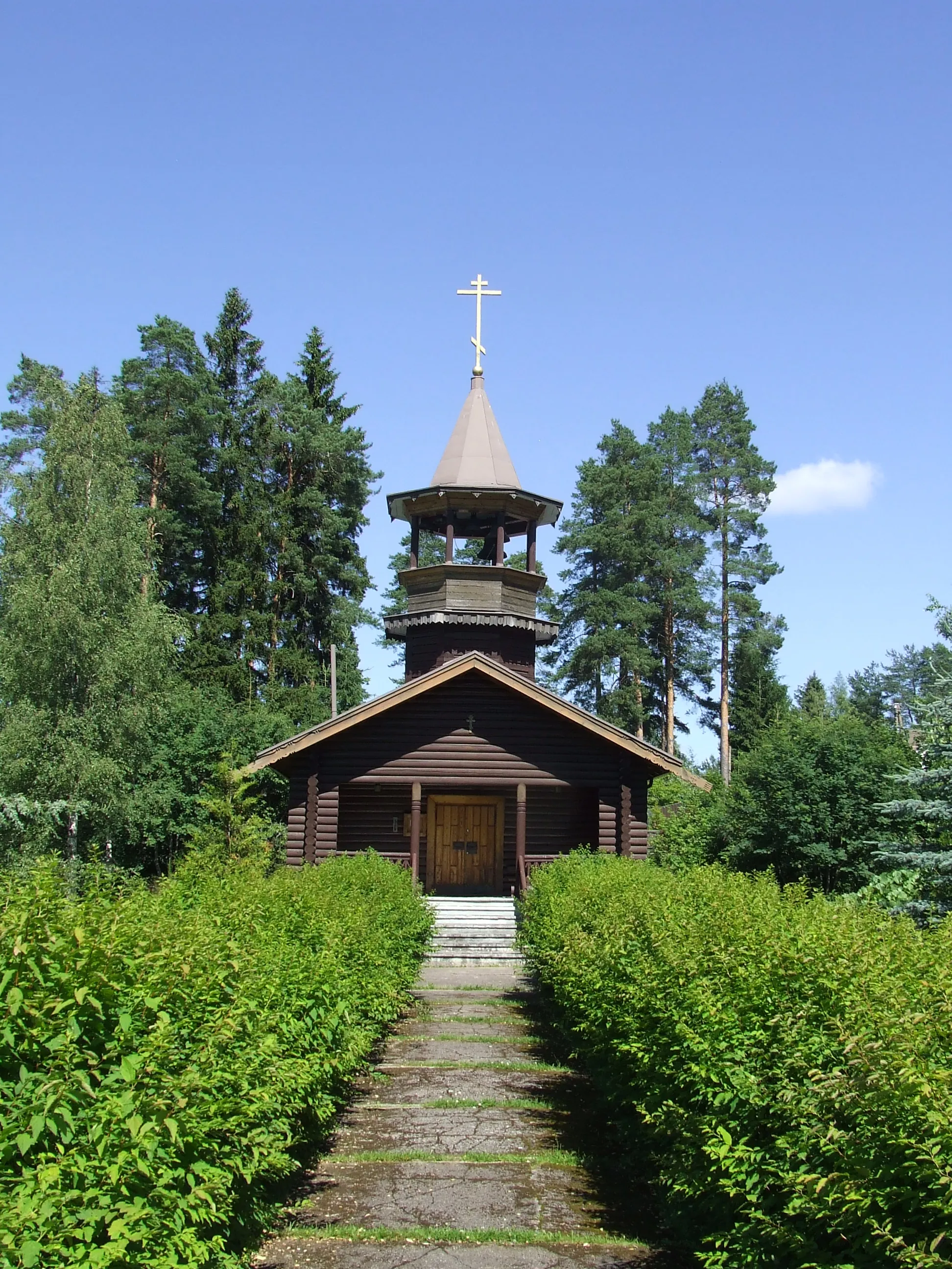 Photo showing: Myllykoski orthodox chapel in Kouvola, Finland.