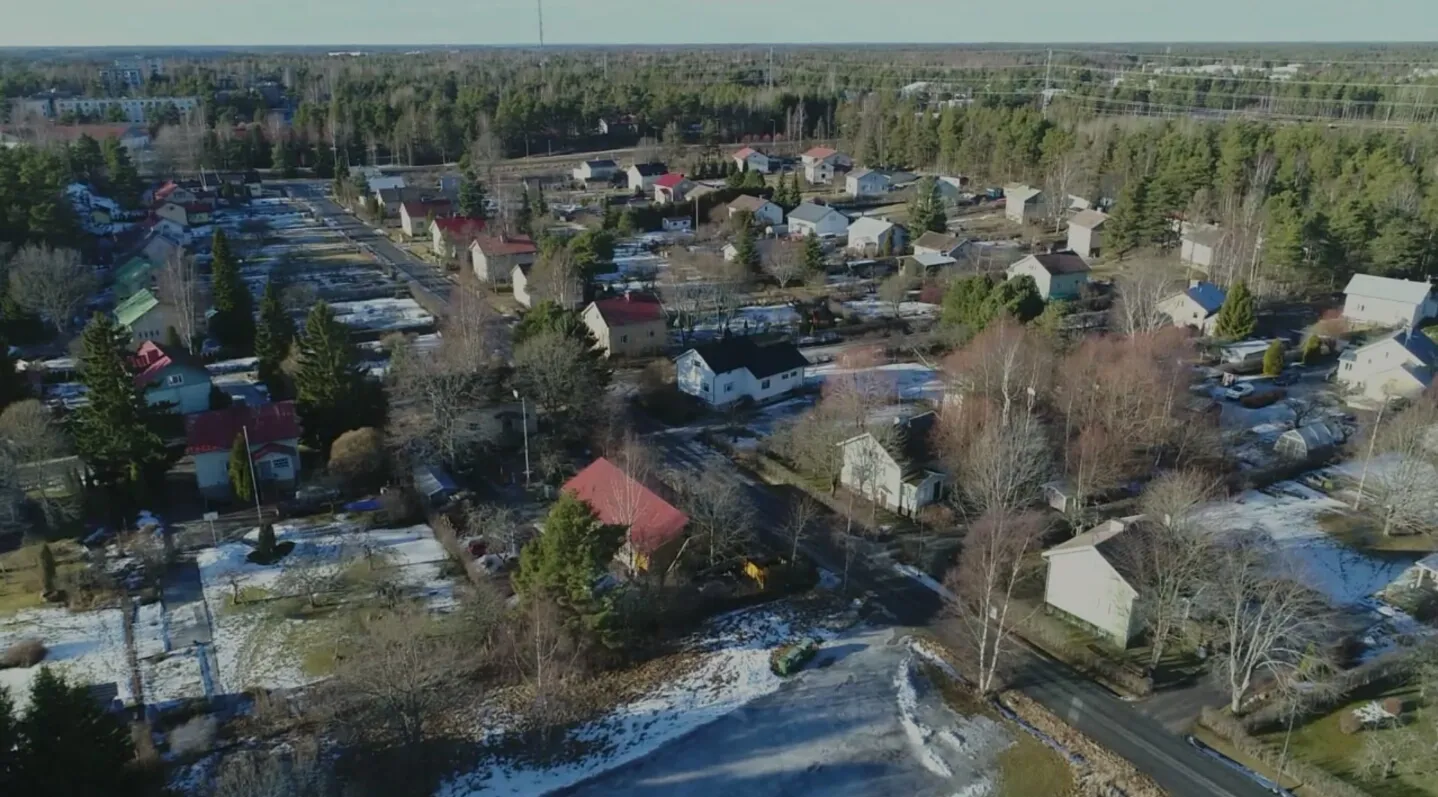 Photo showing: Ruokolan kaupunginosa Uudessakaupungissa  koostuu valtaosin ns. rintamiestaloista.