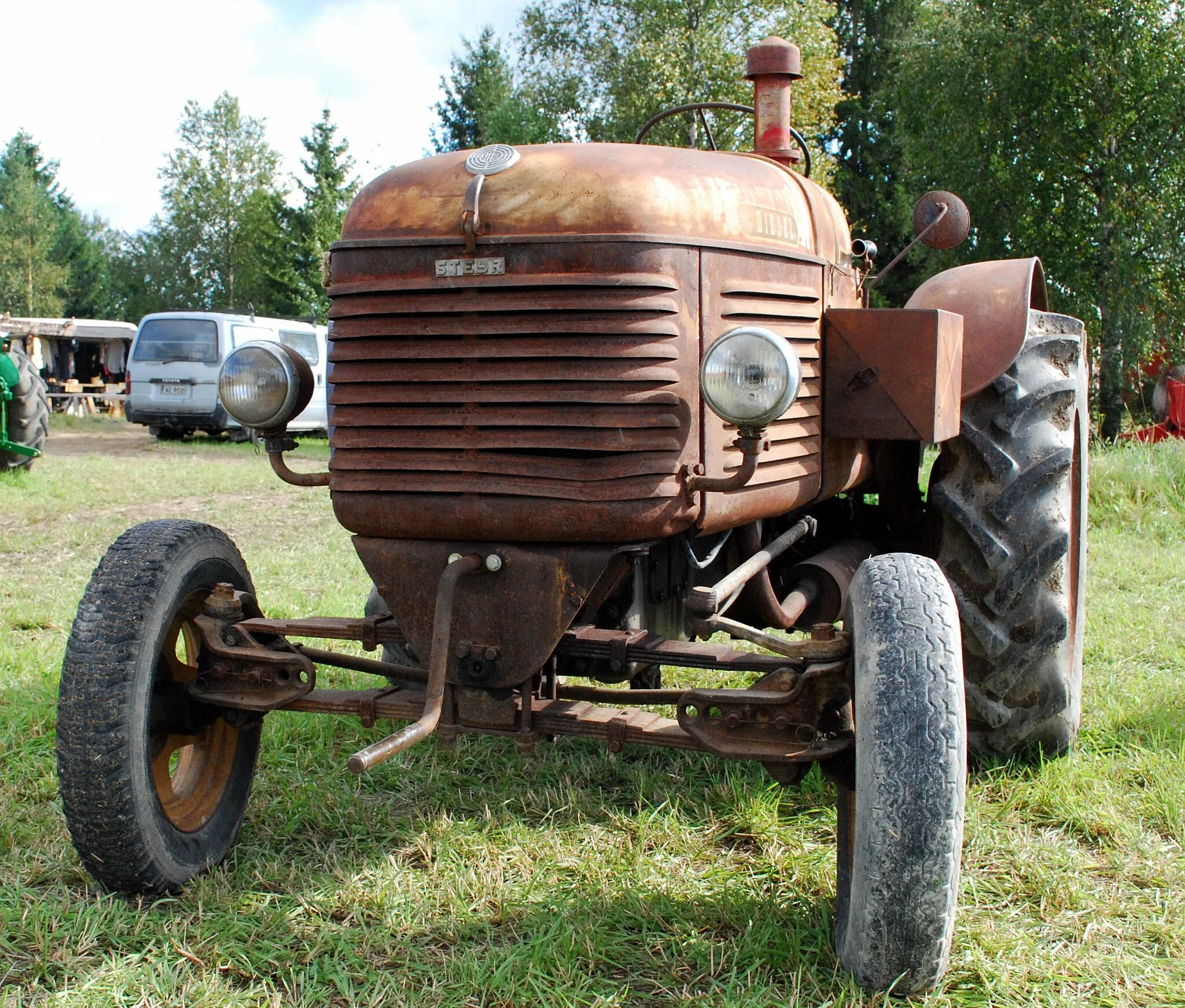 Photo showing: Vintage tractor in Finland