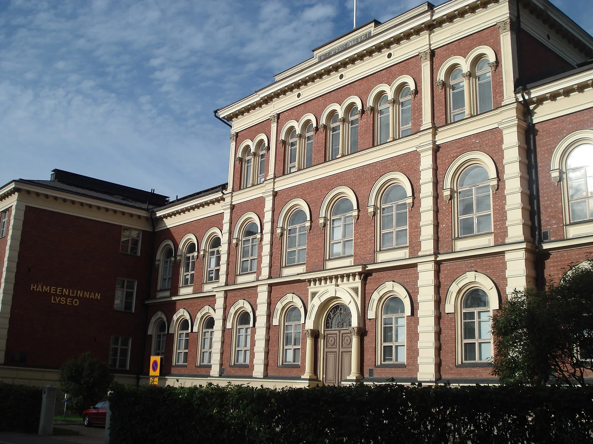 Photo showing: Hämeenlinna lyceum in August 2012