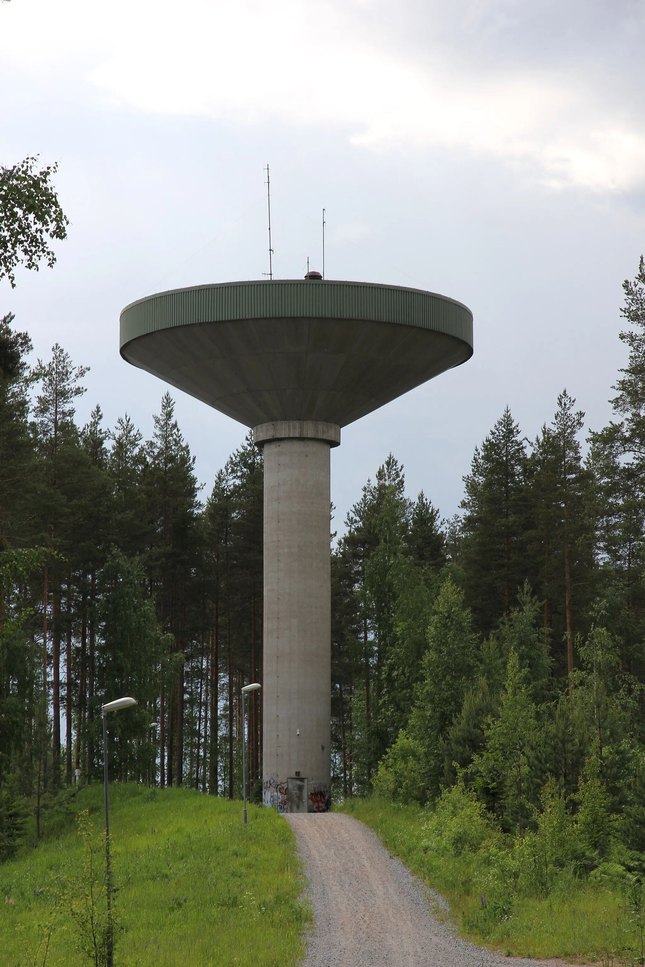 Photo showing: Rauha water tower.